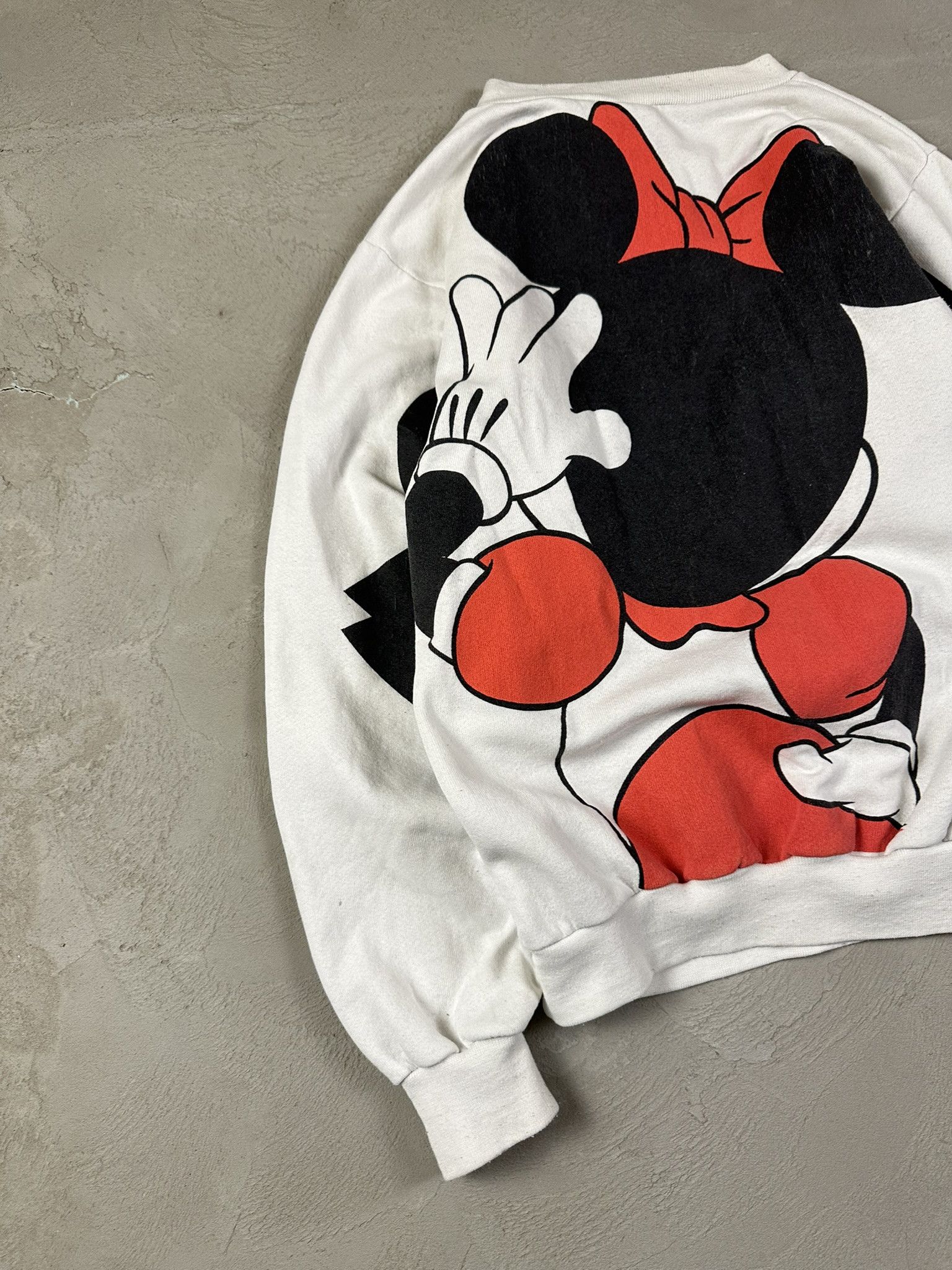 Cartoon Network × Disney × Vintage 90s Vintage Minnie Mouse Fullprint Sweatshirt Crewneck Rare Size S / US 4 / IT 40 - 10 Thumbnail