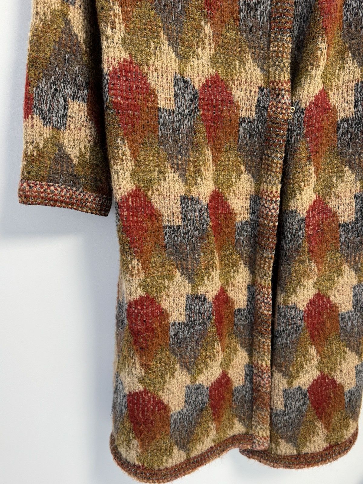 Missoni Missoni Coat Wool Multicolor Knit Luxury Designer Italy Size L / US 10 / IT 46 - 6 Thumbnail