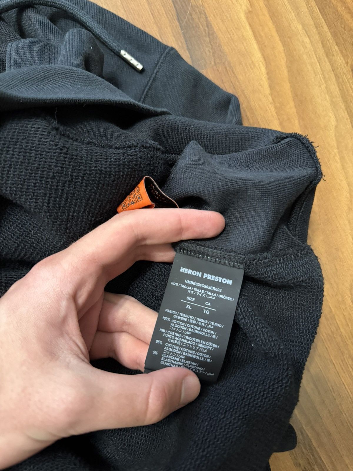 Heron Preston Heron Preston Black Hoodie Size US XL / EU 56 / 4 - 5 Thumbnail