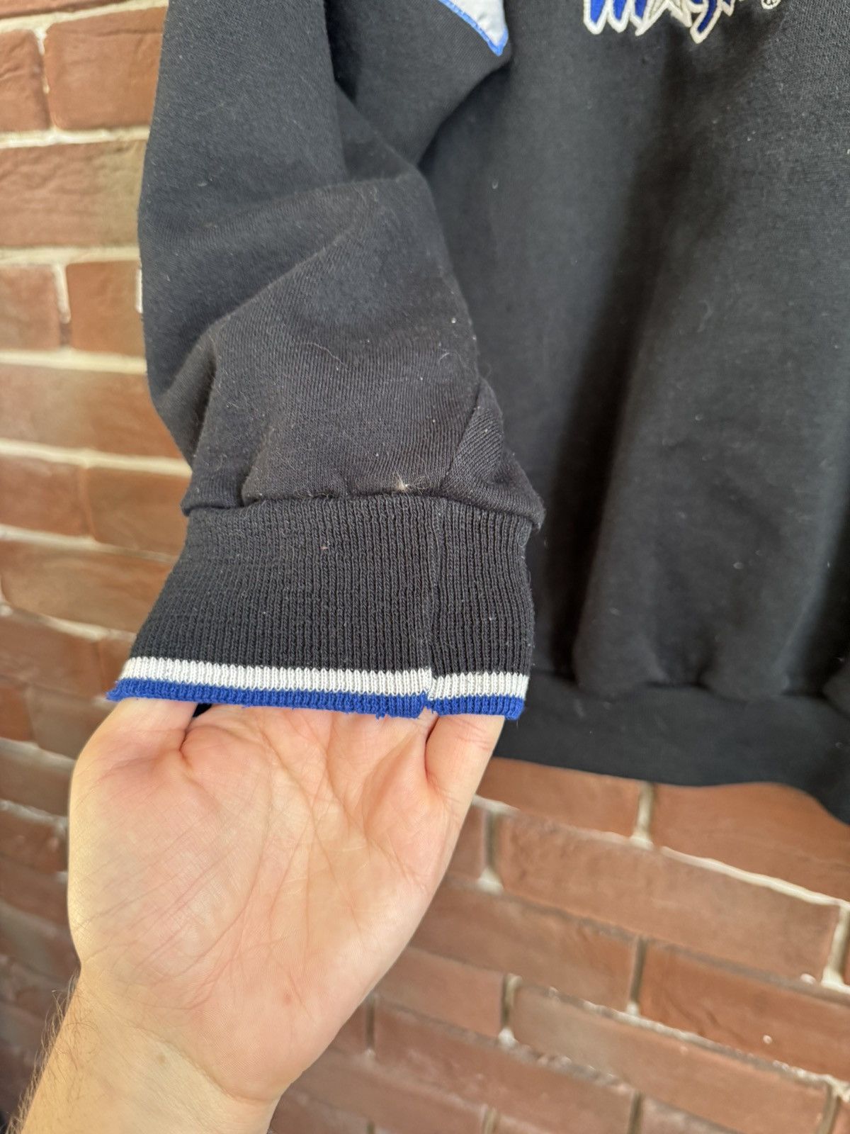 Starter Vintage 90s Starter NBA Orlando Magic L Black Sweatshirt Size US L / EU 52-54 / 3 - 10 Thumbnail