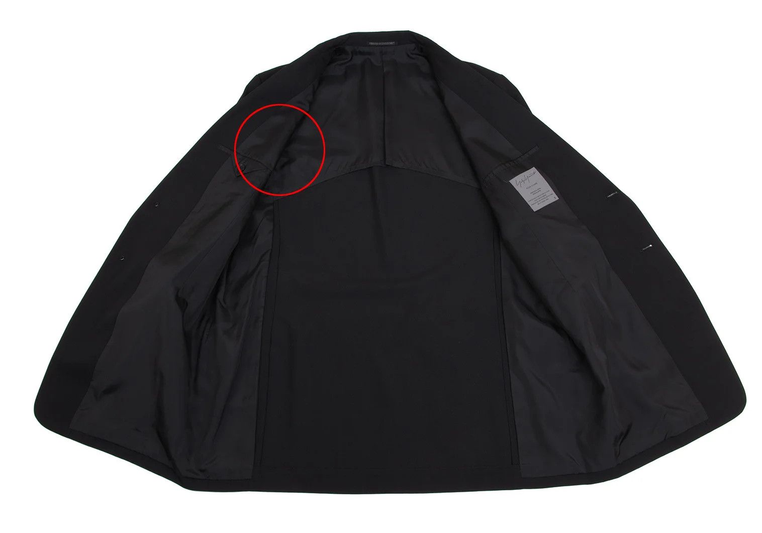 Yohji Yamamoto Yohji Yamamoto Wool Gabardine Jacket Black 3 Size US L / EU 52-54 / 3 - 12 Thumbnail