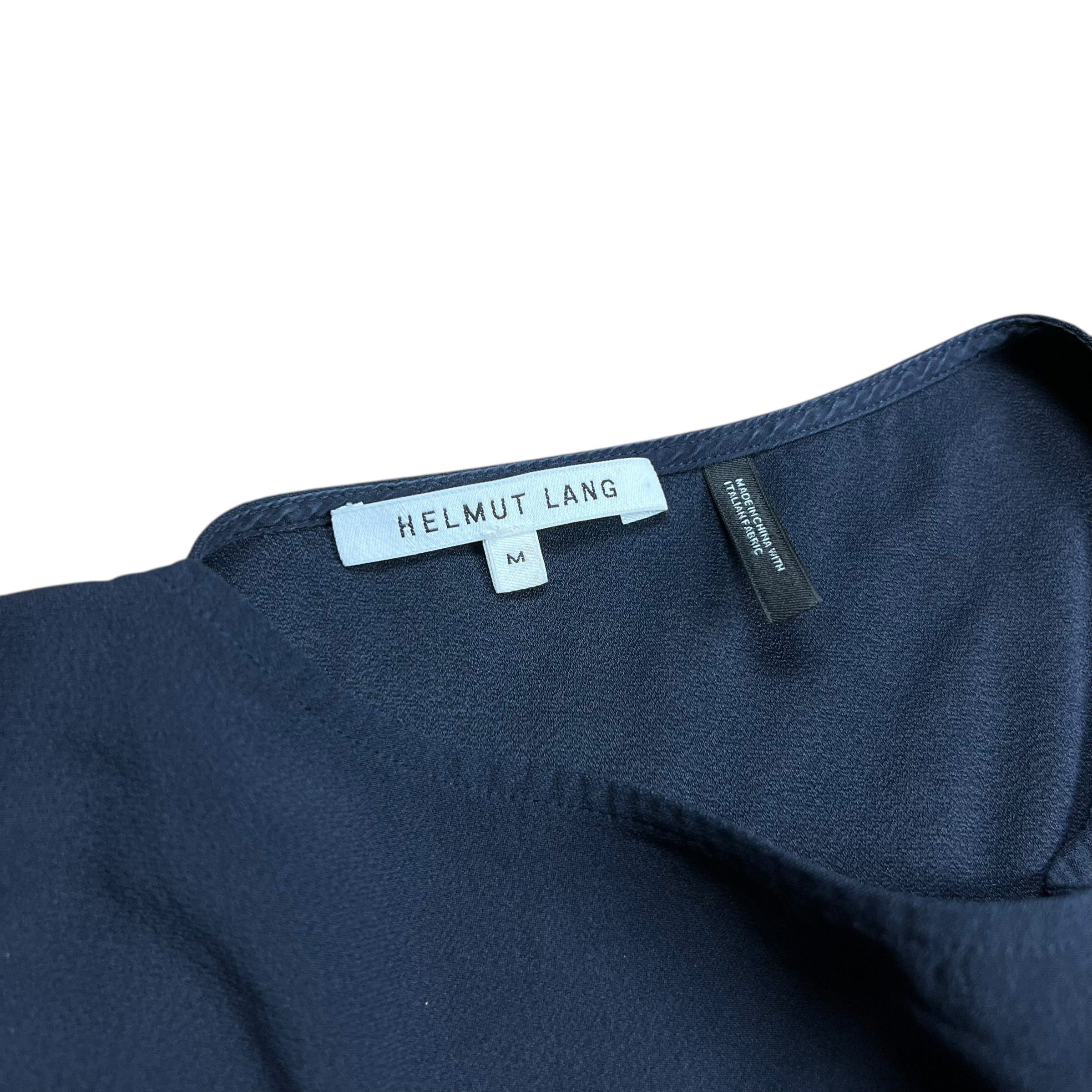 Helmut Lang Helmut Lang Navy Tie Top - M Size M / US 6-8 / IT 42-44 - 3 Thumbnail