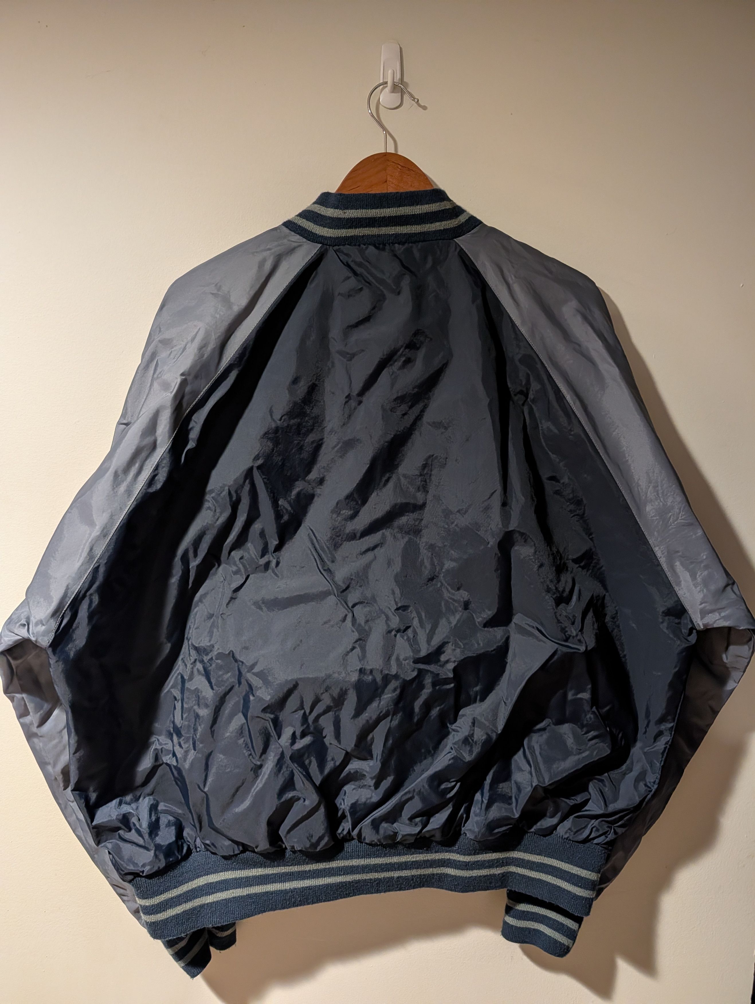 New York Yankees Vintage 90s New York Yankees MLB Baseball Snap Windbreaker Size US XXL / EU 58 / 5 - 4 Thumbnail