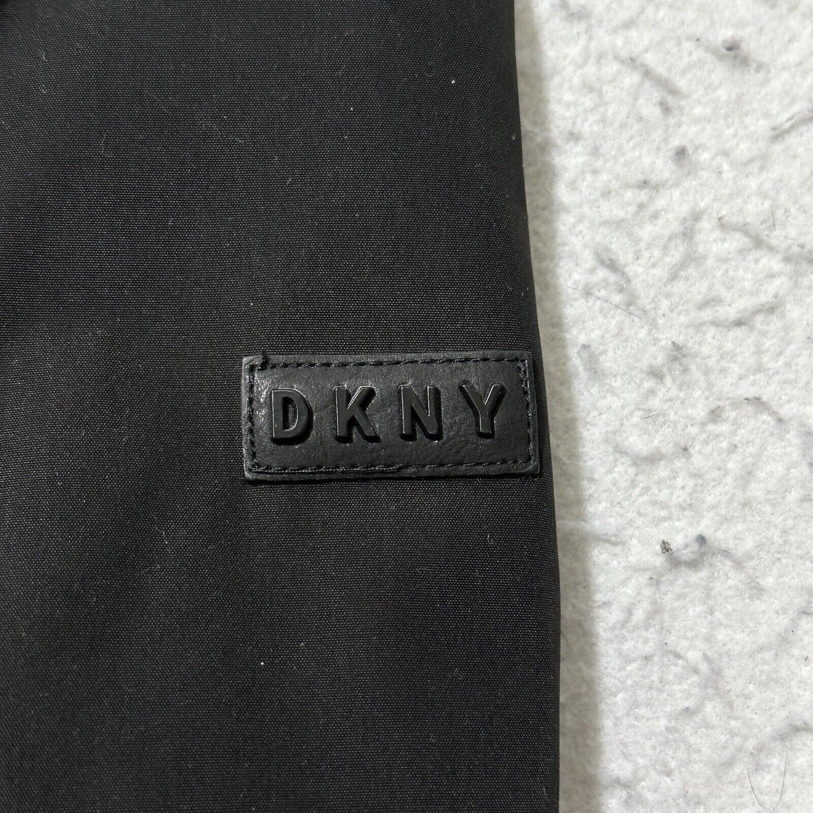 DKNY DKNY Medium Windbreaker Jacket Zip Hooded Black Logo Coat Size US M / EU 48-50 / 2 - 8 Thumbnail