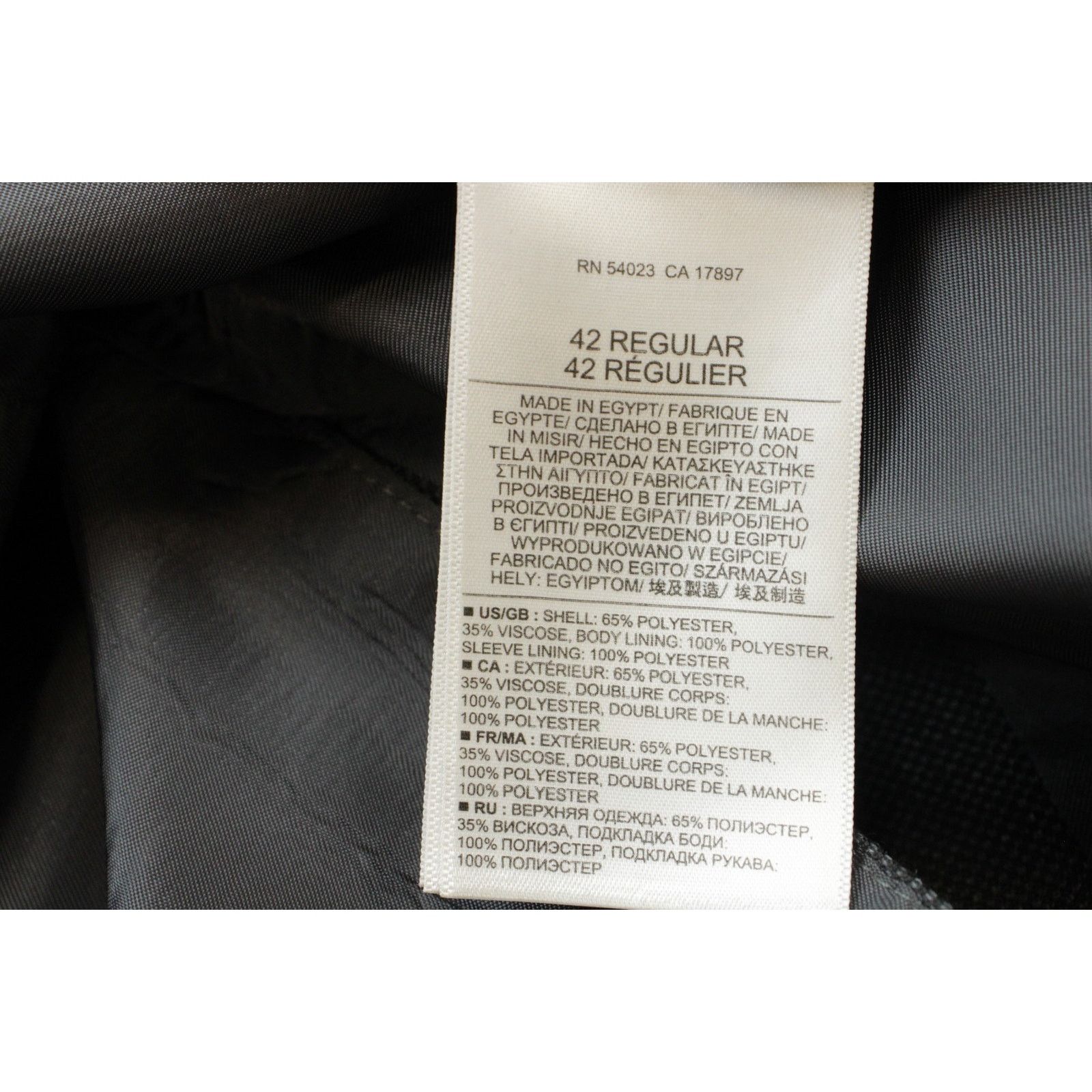 Banana Republic Banana Republic Blazer Mens 42R Gray Tailored Fit 2 Buttons Size 42R - 7 Thumbnail