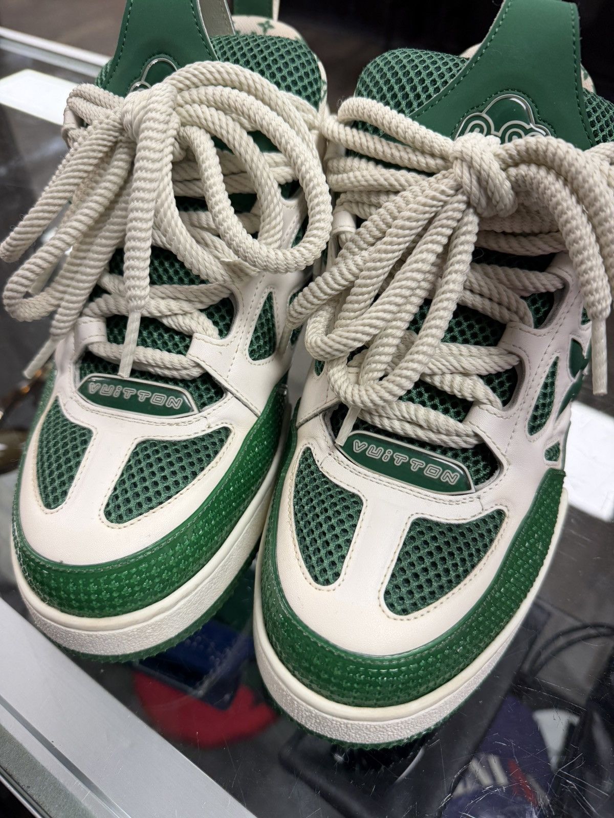 Louis Vuitton Louis Vuitton LV Skate Green White Monogram Size US 9 / EU 42 - 2 Thumbnail