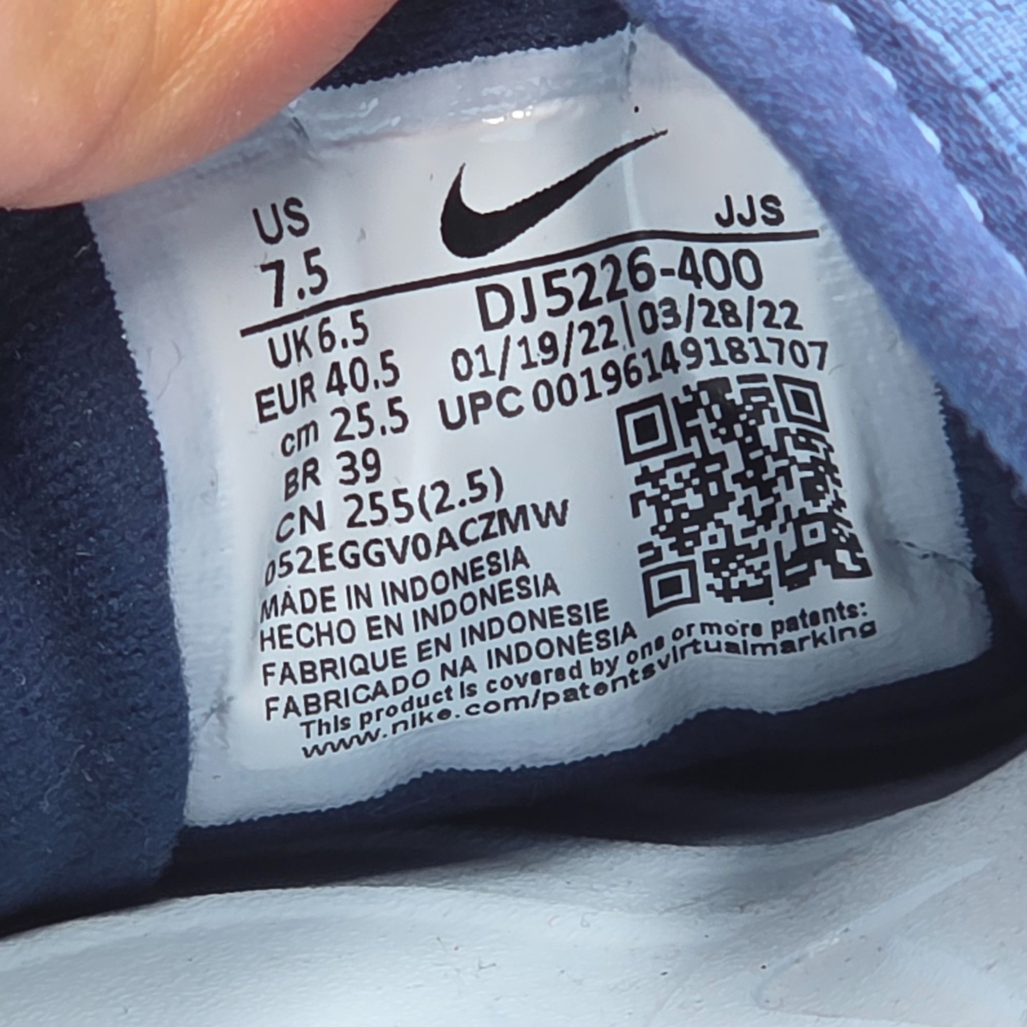 Nike Nike Offline 3.0 Mens Size 7.5 Mystic Navy Blue Sandals Summ Size US 7.5 / EU 40-41 - 7 Thumbnail