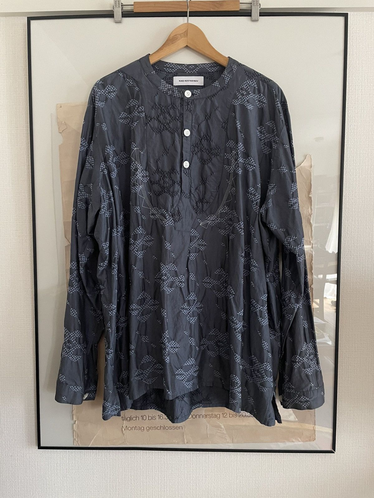 Kiko Kostadinov Kutch Sapphire Shirt- Interviews by the River 00062019 Size US L / EU 52-54 / 3 - 2 Thumbnail