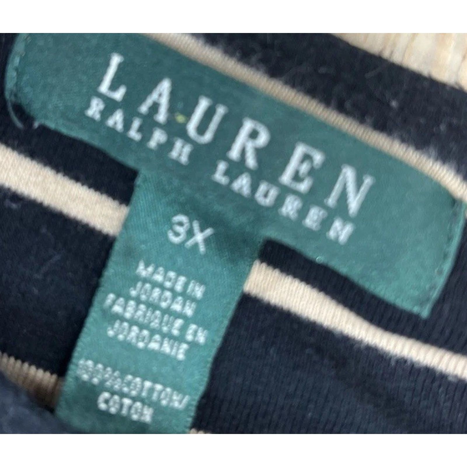 Lauren Ralph Lauren Lauren Ralph Lauren Womens Top 3X Gold Black Gold Size 3XL / US 20-22 - 5 Thumbnail