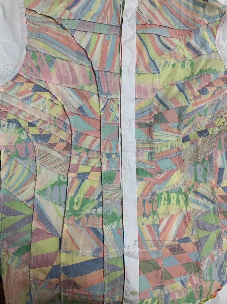 Comme des Garcons COMME DES GARCONS SHIRT Patchwork Shirt. Size US M / EU 48-50 / 2 - 6 Thumbnail