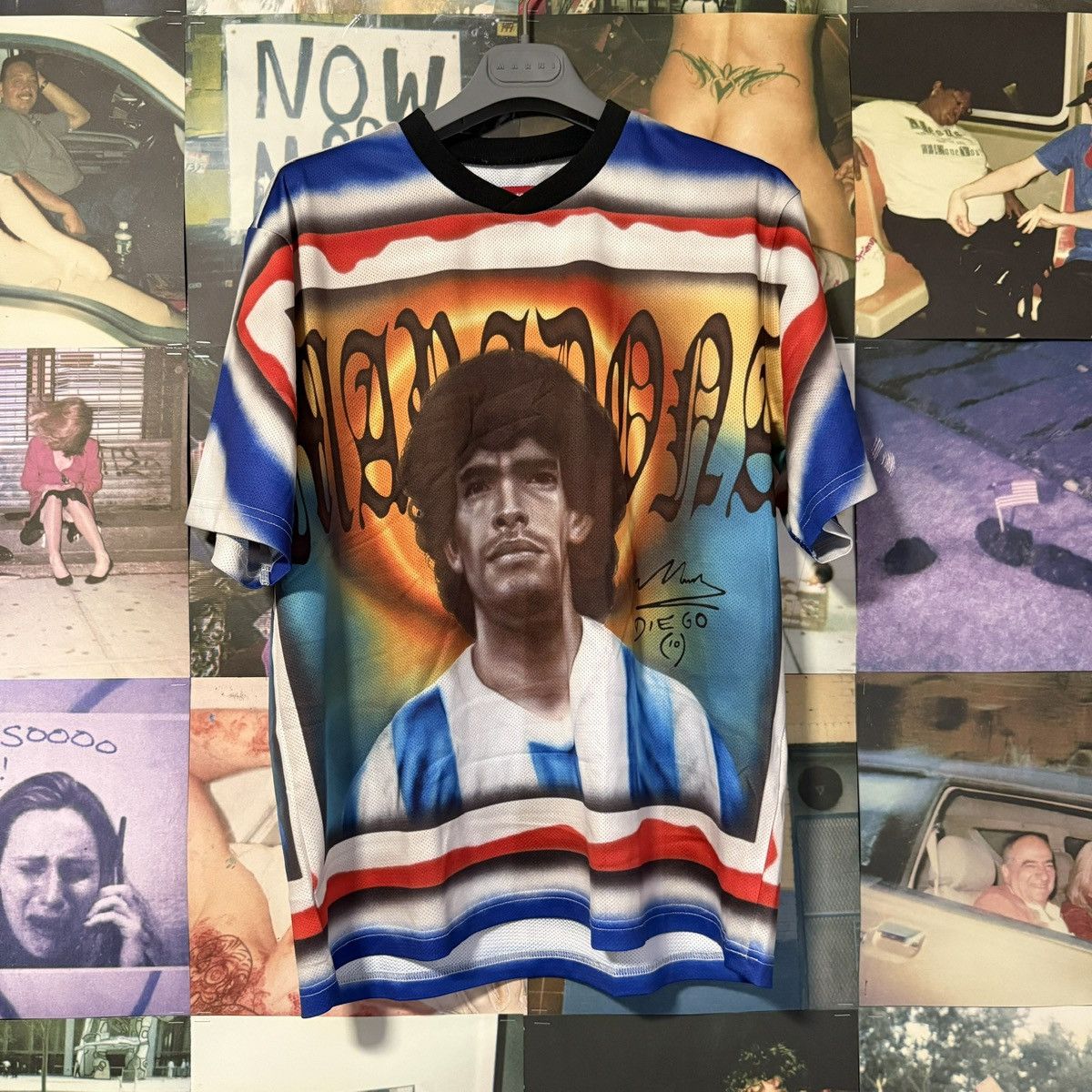 Supreme Supreme Maradona Soccer Jersey | Grailed