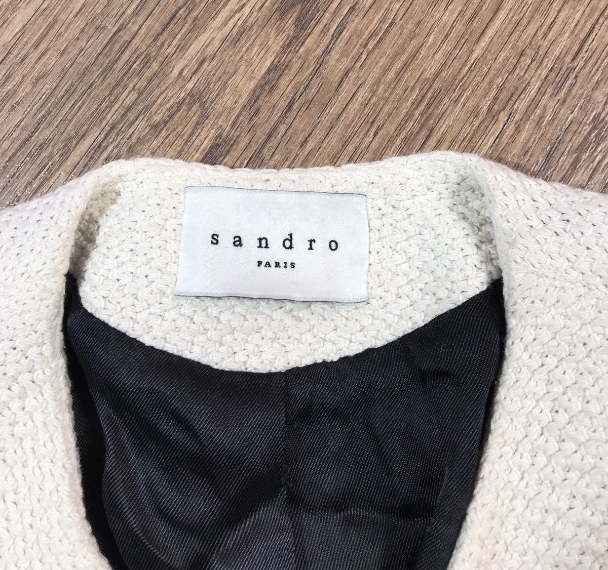 Sandro × Vintage Sandro Paris Jacket Size S / US 4 / IT 40 - 7 Thumbnail