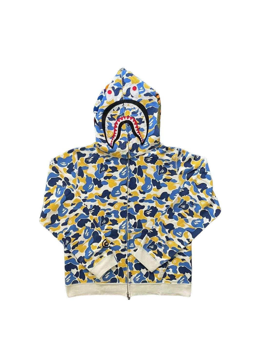 Bape BAPE Multi-Camo Shark Full Zip Hoodie Size M Size US M / EU 48-50 / 2 - 1 Thumbnail