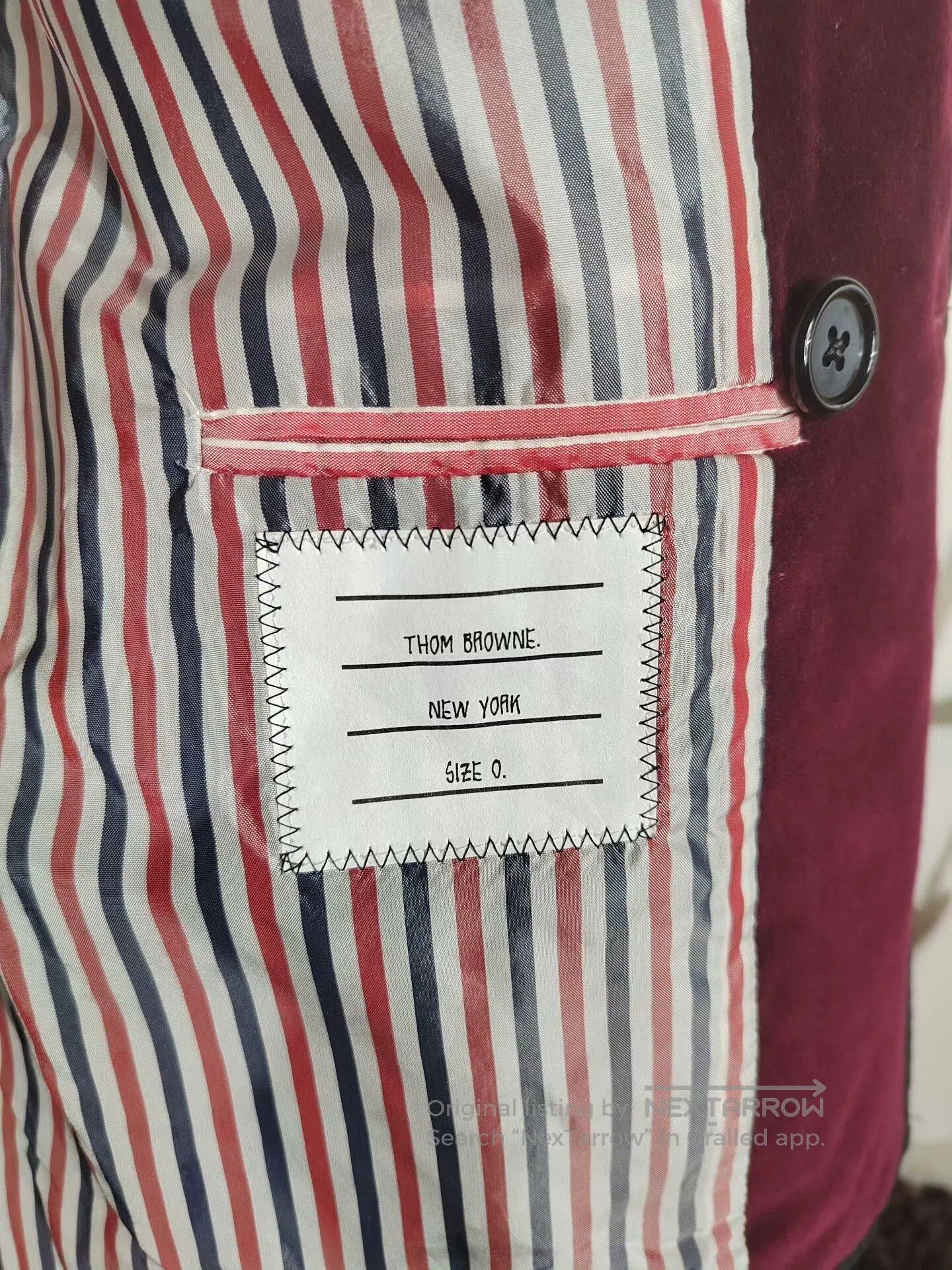 Thom Browne Thom Browne Velvet Blazer for Men. Size US XS / EU 42 / 0 - 5 Thumbnail