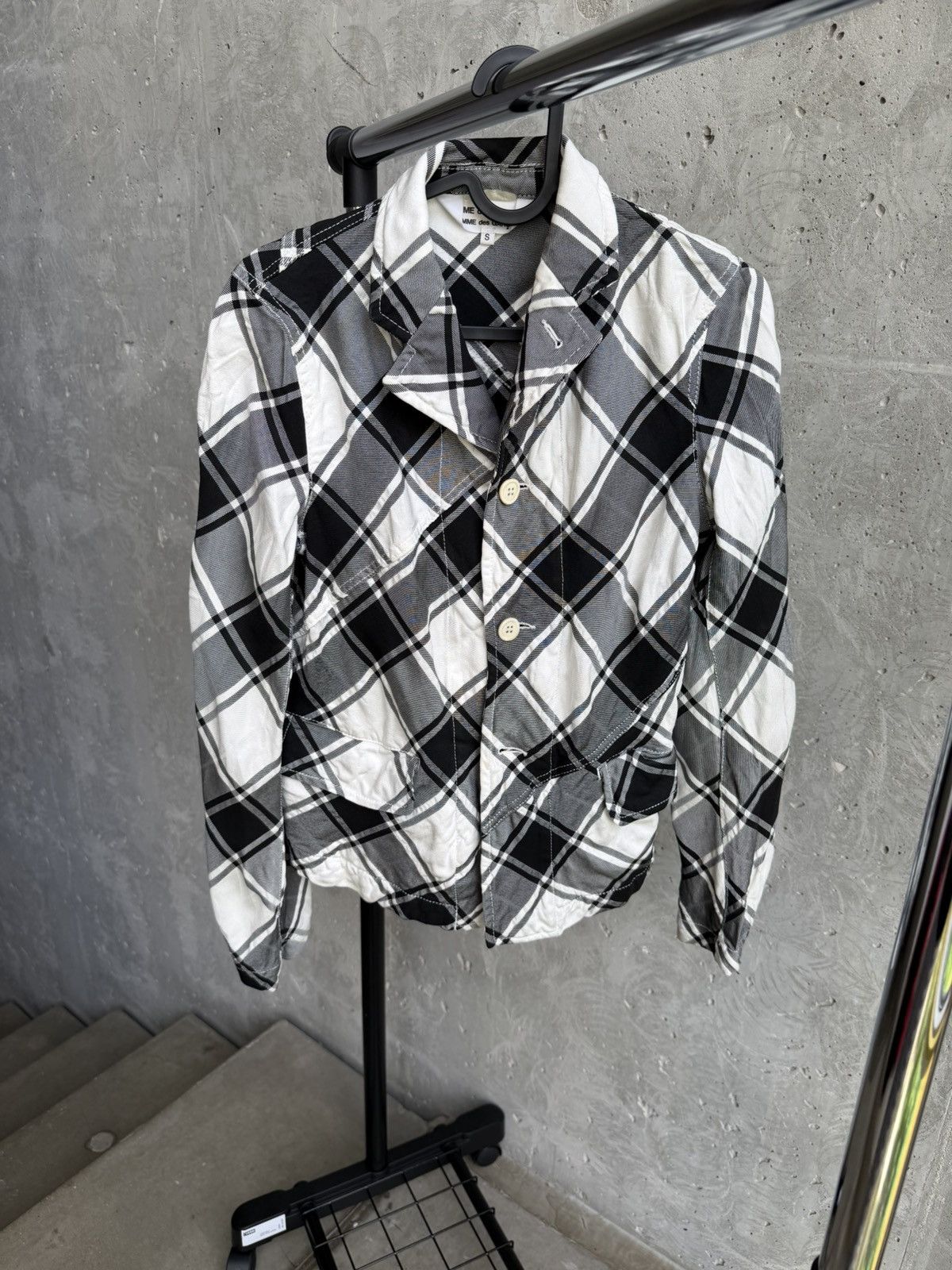 Comme des Garcons COMME des GARÇONS plaid blazer / shirt jacket Size S / US 4 / IT 40 - 1 Thumbnail