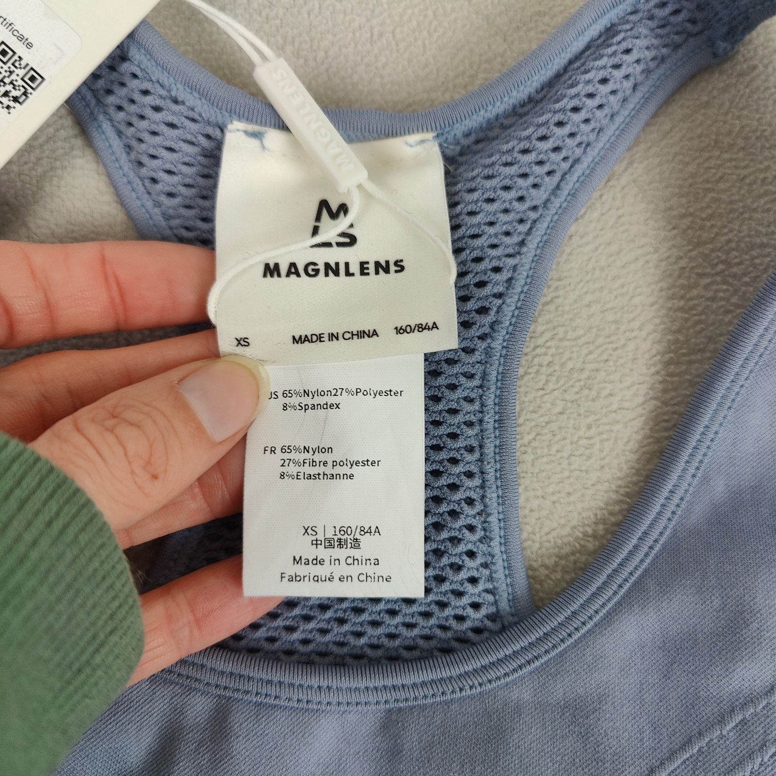 Other Magnlens Seamless Sports Bra Womens XS Sea Ice Light Blue Size ONE SIZE - 5 Thumbnail