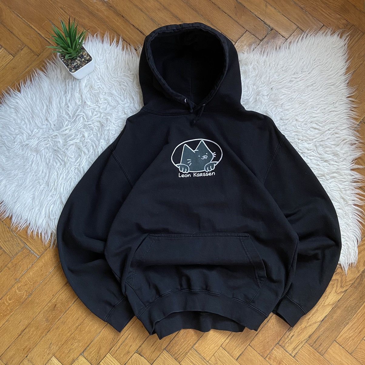 RIPNDIP × Vintage 📌 Crazy Leon Karssen Faded Y2K Skate hoodie Size US M / EU 48-50 / 2 - 2 Thumbnail