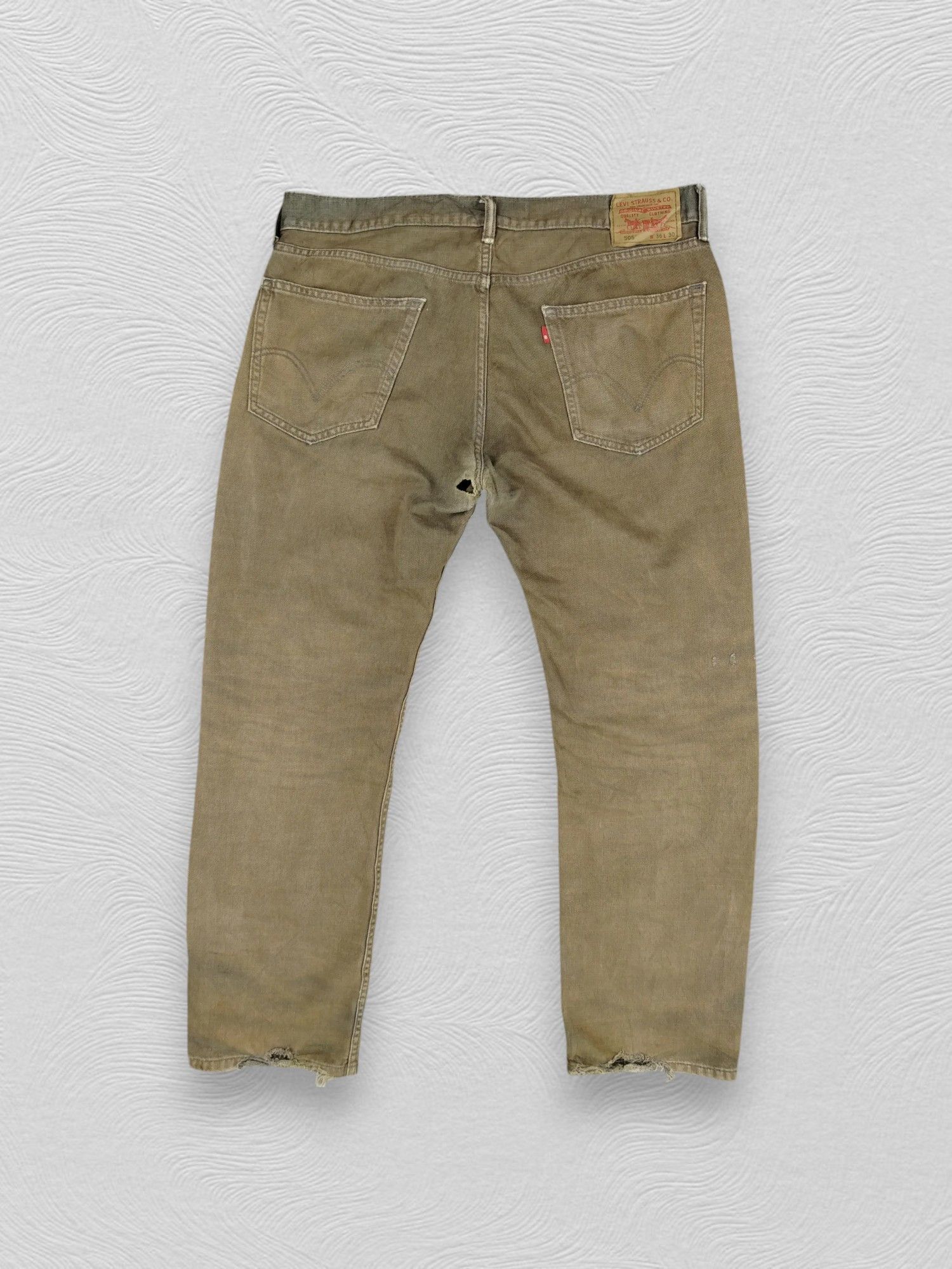 Levi's Vintage Levi's 505 Straight Fit 38 x 30.5 Denim -JN321 Size US 38 / EU 54 - 2 Thumbnail
