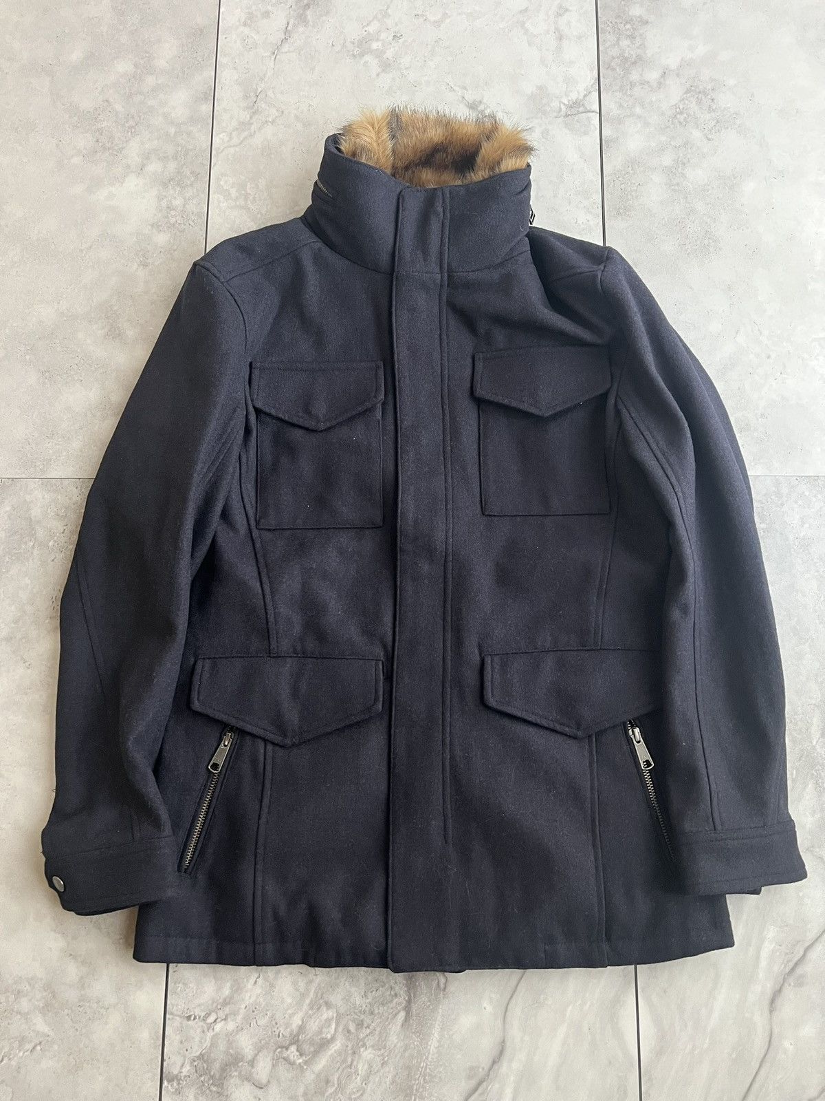 Japanese Brand Rattle Trap Fur Collar Jacket Size US S / EU 44-46 / 1 - 1 Thumbnail