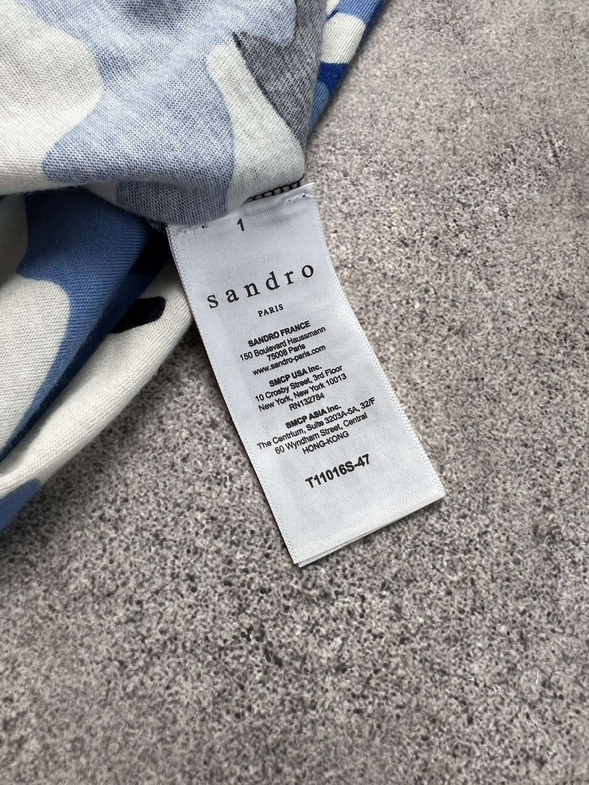 Sandro Sandro camo t shirt Size US L / EU 52-54 / 3 - 8 Thumbnail