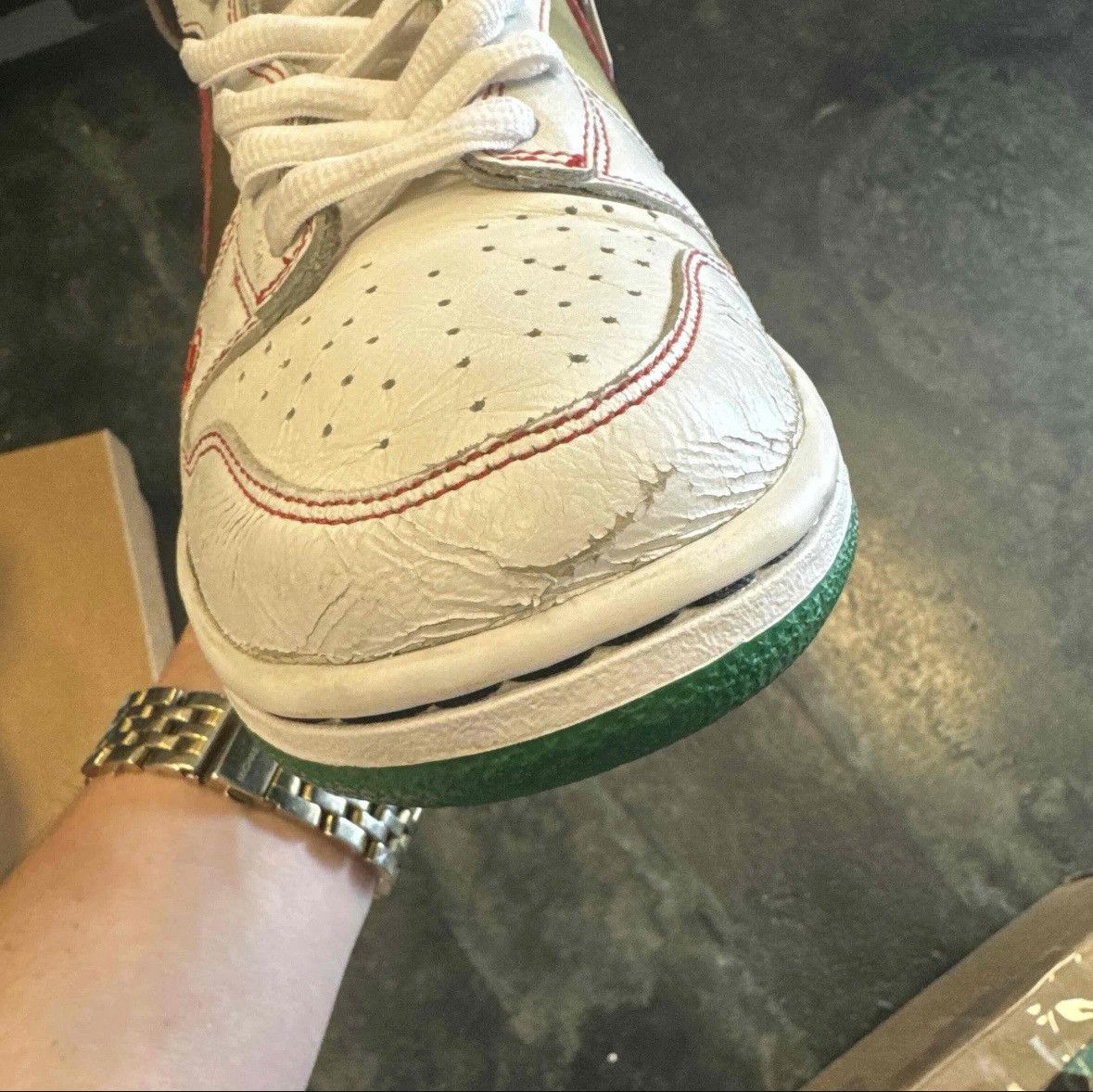 Nike Dunk High SB Money Cat Size US 9.5 / EU 42-43 - 8 Thumbnail
