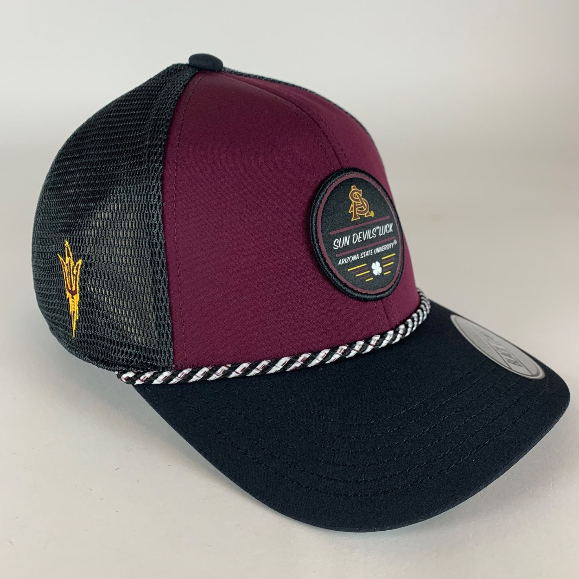Other Arizona State Sun Devils Black Clover Rope Snapback Hat Size ONE SIZE - 1 Thumbnail