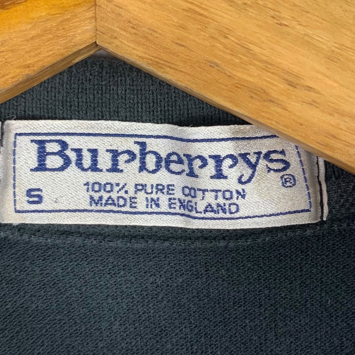 Burberry Vintage BURBERRYS London Embroidered Logo Black Button Shirt Size US S / EU 44-46 / 1 - 5 Thumbnail