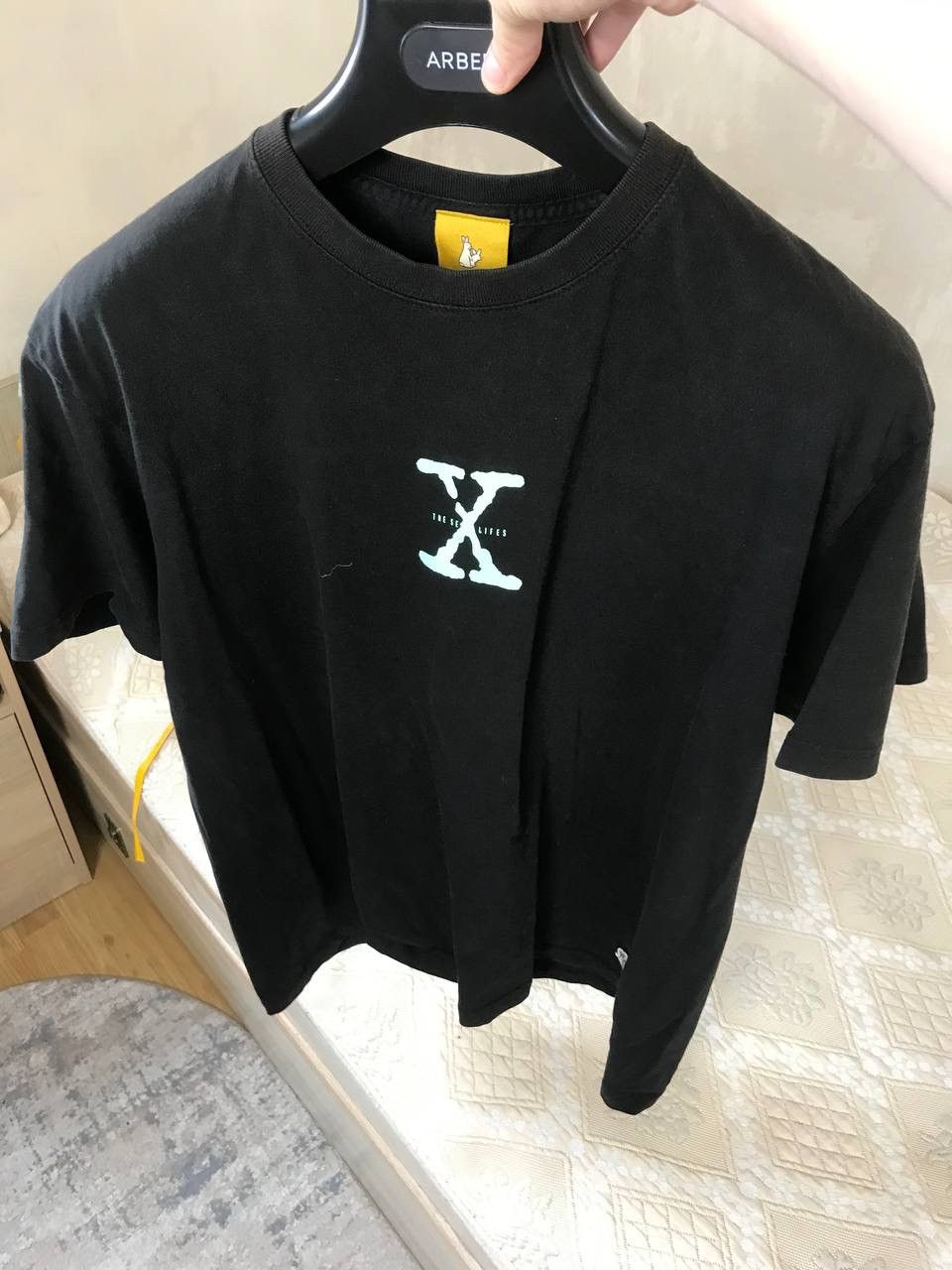 FR2 🔥 RARE X Files Sex Lifes FR2 Faded Washed T Shirt Humor Y2K Size US L / EU 52-54 / 3 - 7 Thumbnail