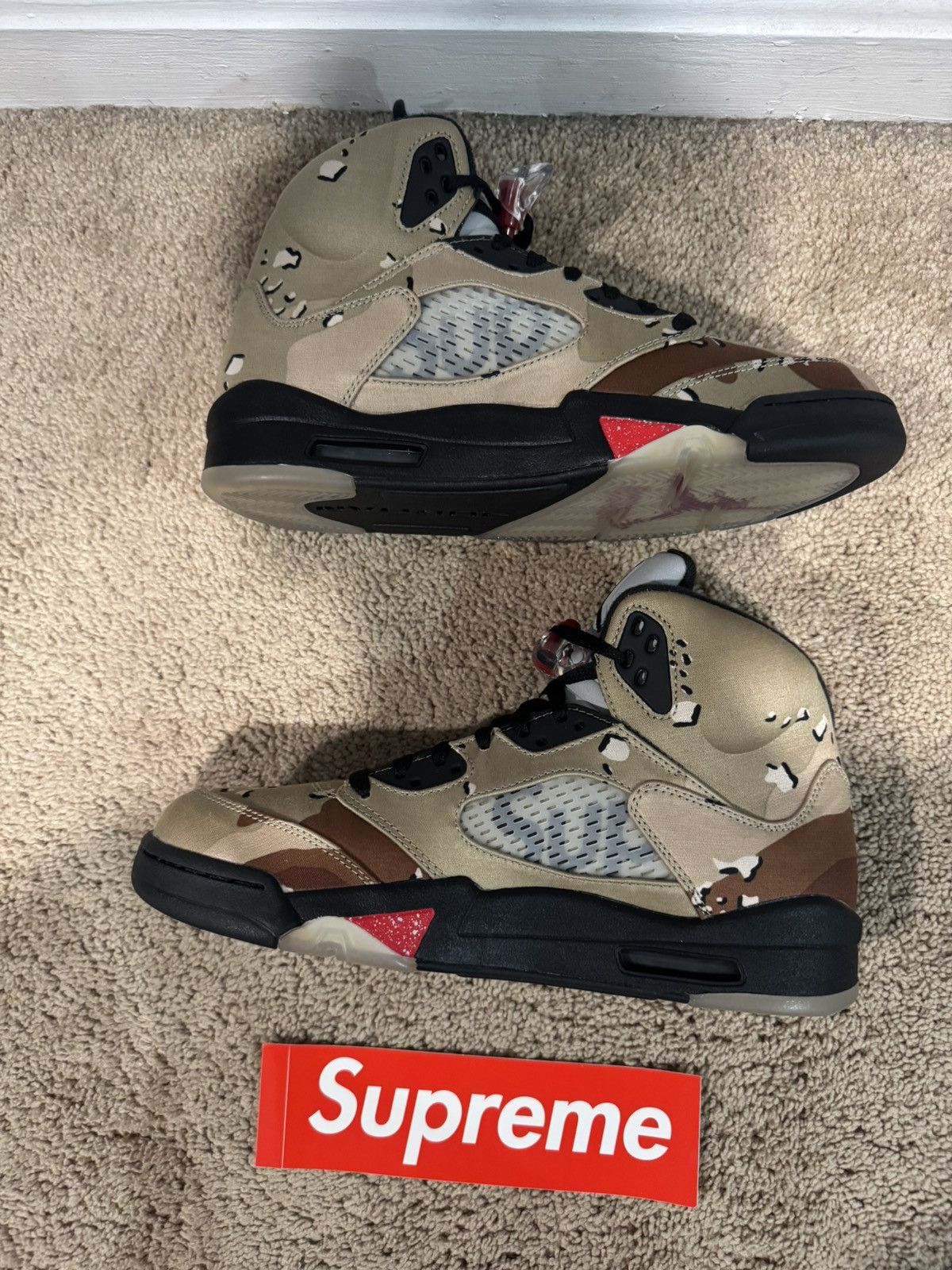 Jordan Brand Jordan 5 x Supreme Desert Camo 2015 Size US 10 / EU 43 - 1 Thumbnail