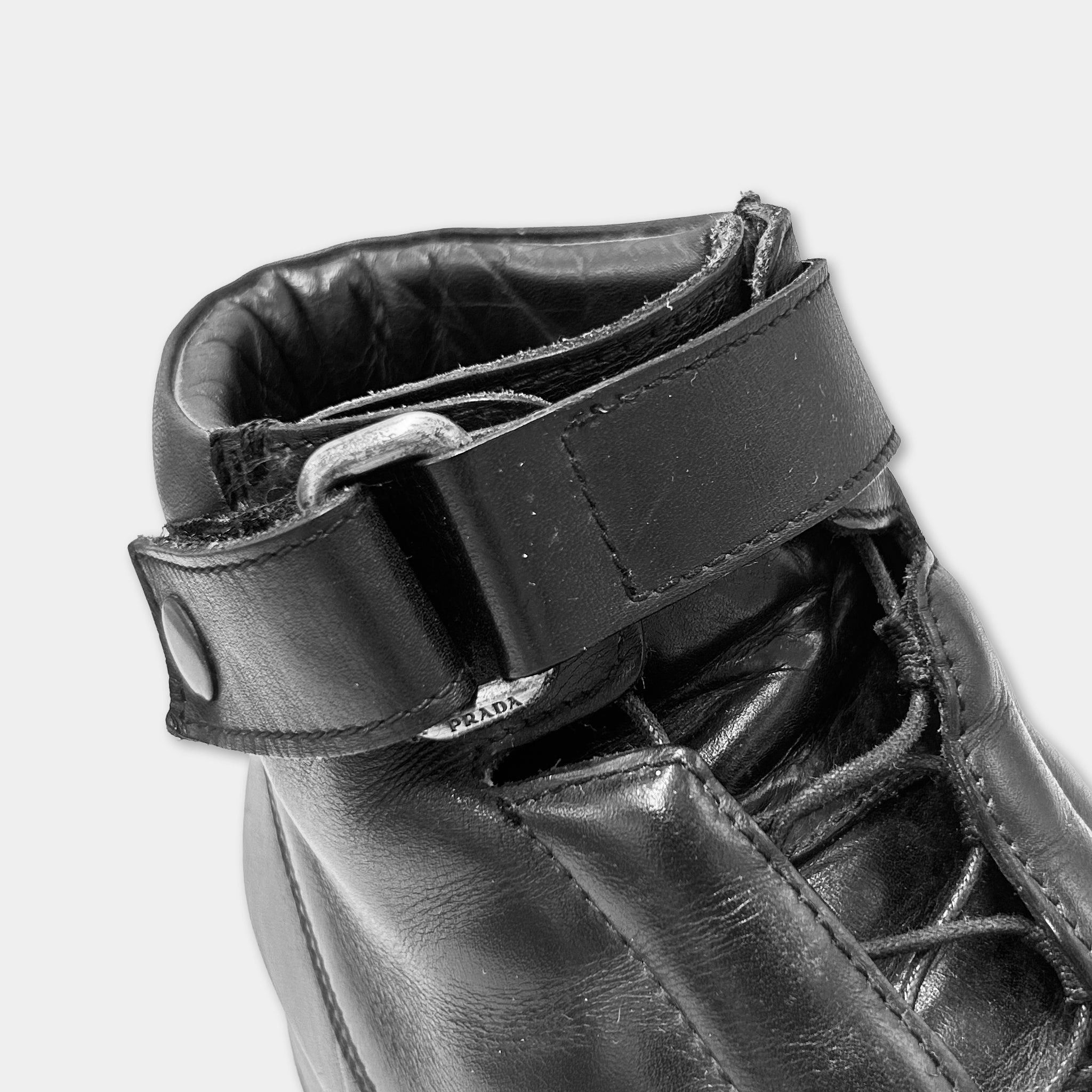 Prada Prada FW1999 High Top Combat Boots Size US 9 / EU 42 - 4 Thumbnail