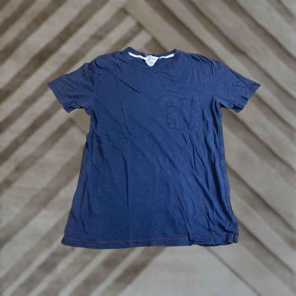 Rag & Bone Rag & Bone T-Shirt Multicolor Flecked Speckled Pocket Hand Made Mens XS BLUE Size US XS / EU 42 / 0 - 1 Thumbnail