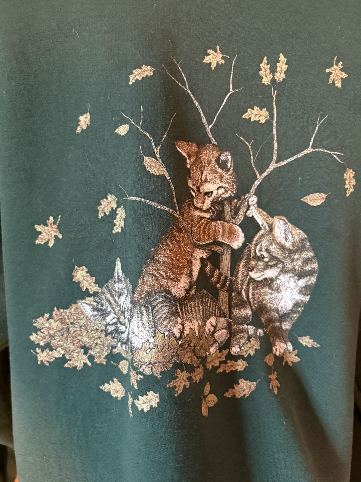 Jerzees Kitten Crewneck Sweater Size US M / EU 48-50 / 2 - 2 Thumbnail