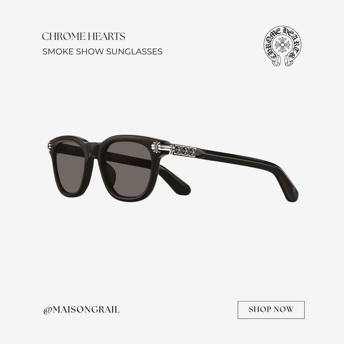 Chrome Hearts CHROME HEARTS SMOKE SHOW SUNGLASSES Size ONE SIZE - 1 Thumbnail