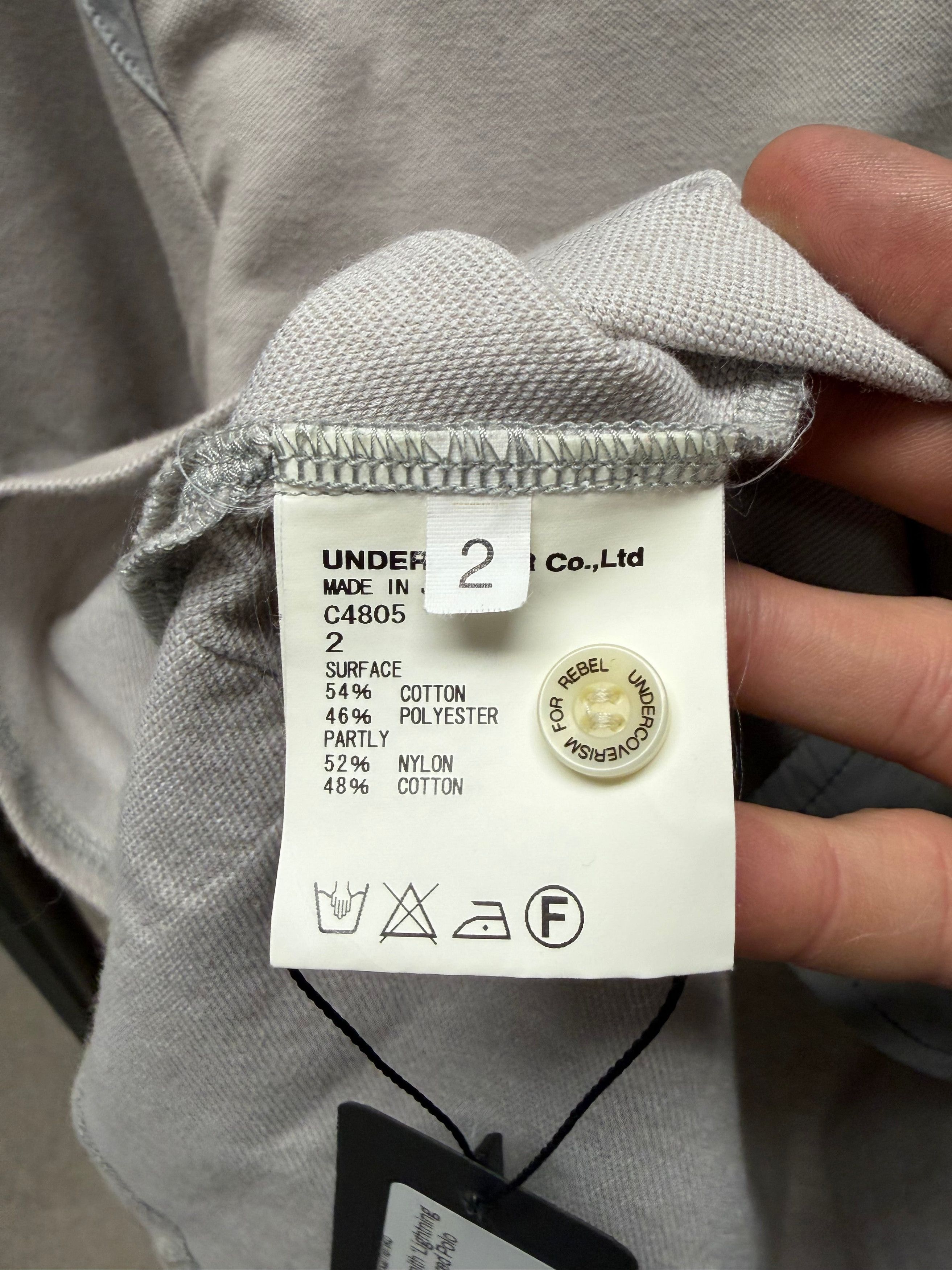 Undercover Undercover Patti Smith ‘Lightning Bolt’ Motif Embroidered Polo Size US M / EU 48-50 / 2 - 5 Thumbnail