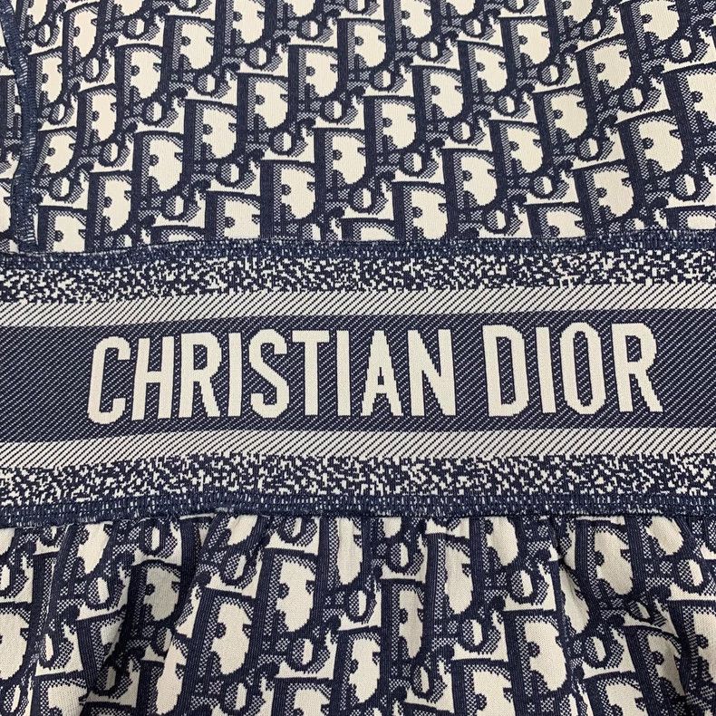 Dior Dior Color block logo jacquard full print half-zip sleevele Size XS / US 0-2 / IT 36-38 - 6 Thumbnail