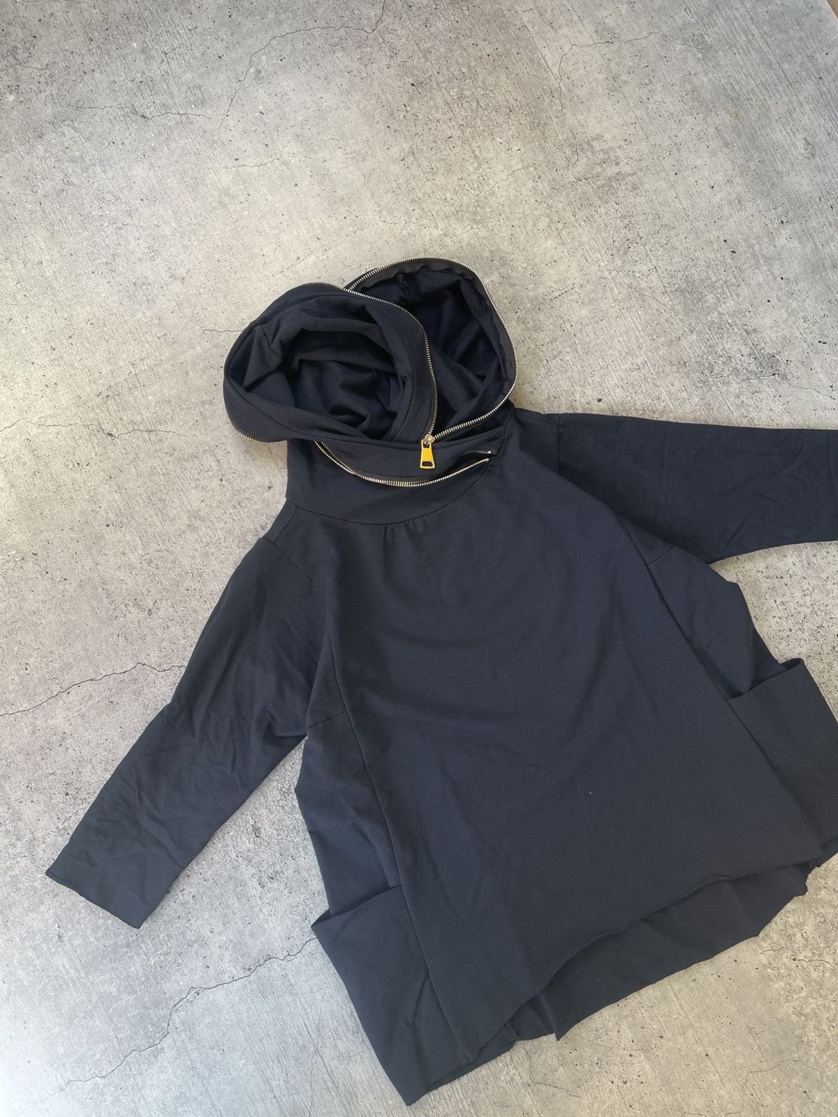 If Six Was Nine 🔥Avant garde asymmetric zip hoodie japanese Rick Owens style Size M / US 6-8 / IT 42-44 - 3 Thumbnail