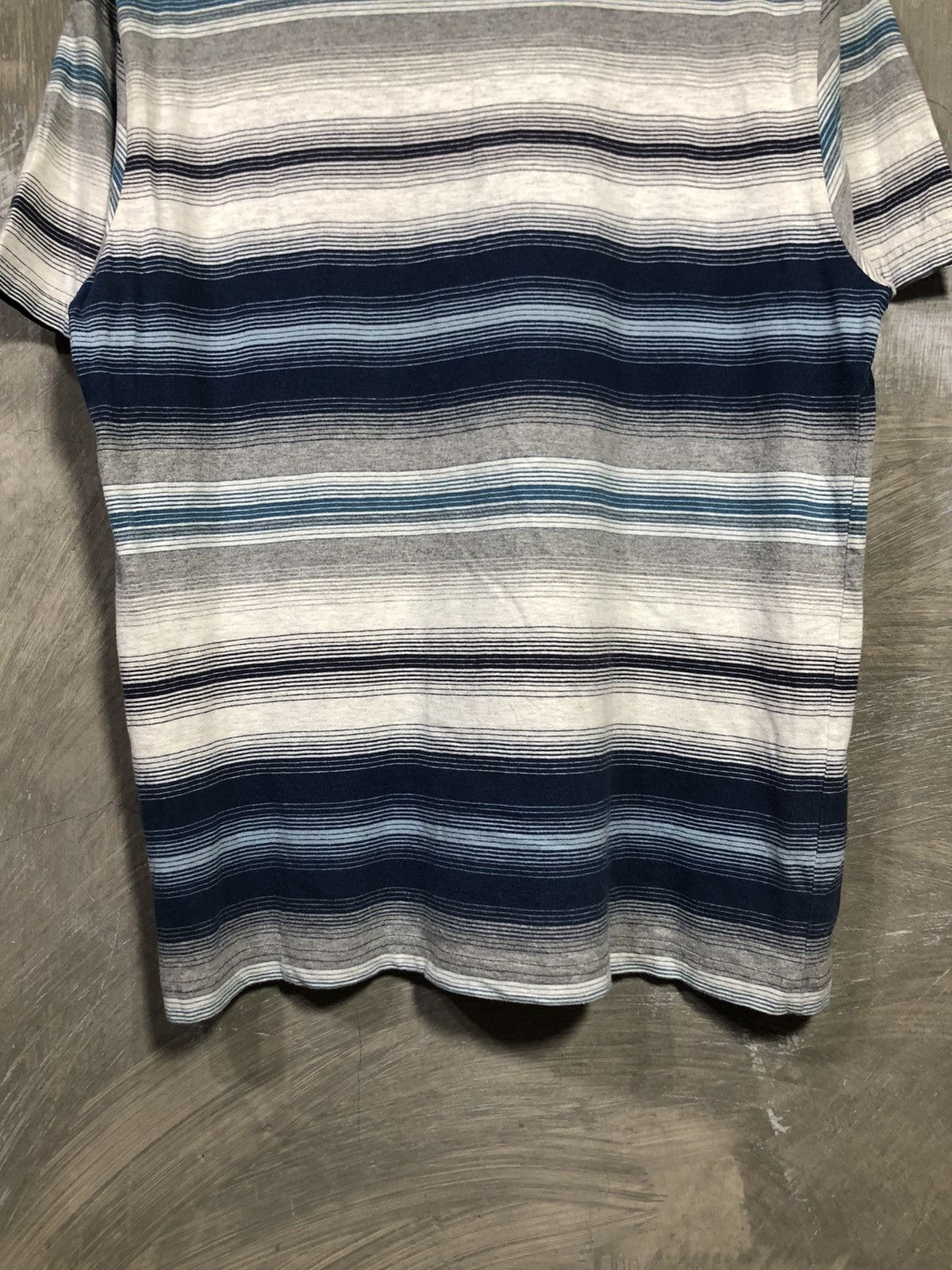 Hang Ten × Japanese Brand Vintage Hangten Stripe Pocket T-shirt Size US L / EU 52-54 / 3 - 9 Thumbnail