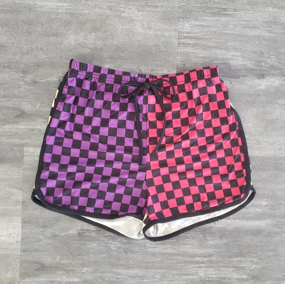 Shein Multicolored Checkered SHEIN High Waisted Short Size 26" / US 2 / IT 38 - 1 Thumbnail