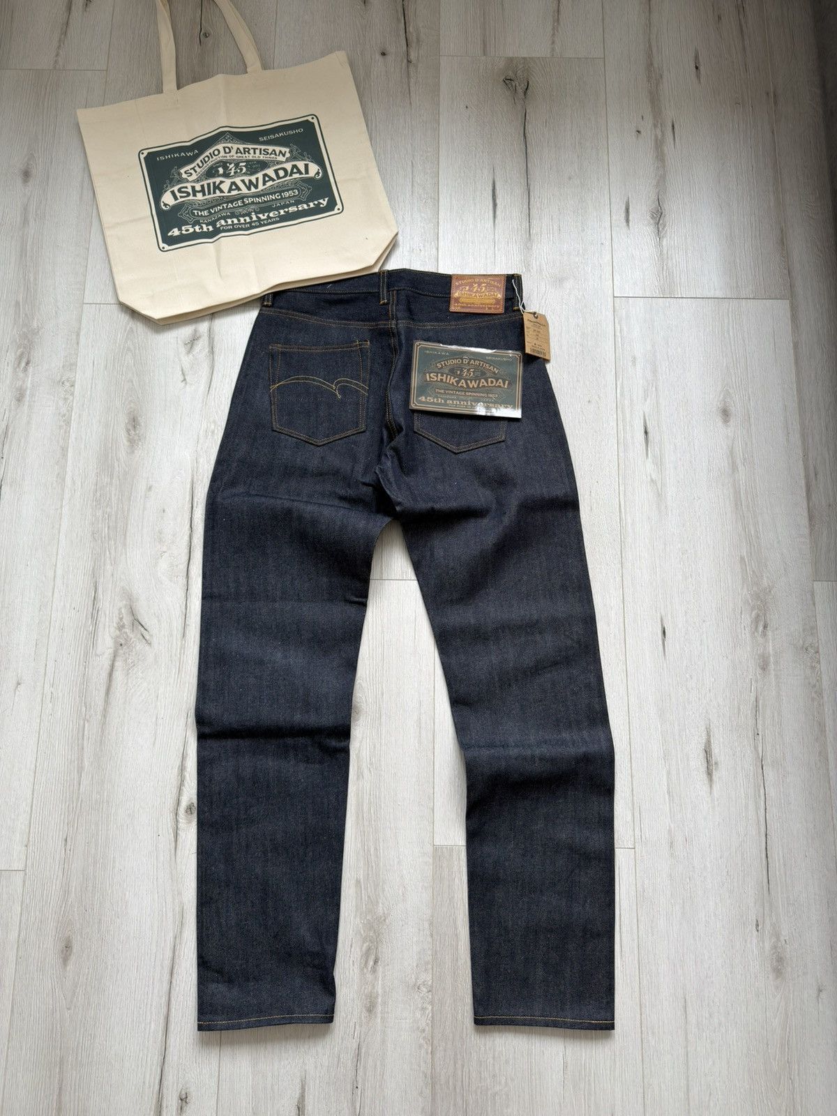 Studio D'Artisan Studio D’Artisan 45th Anniversary SP-086 13oz Selvedge W30 Size US 30 / EU 46 - 1 Thumbnail