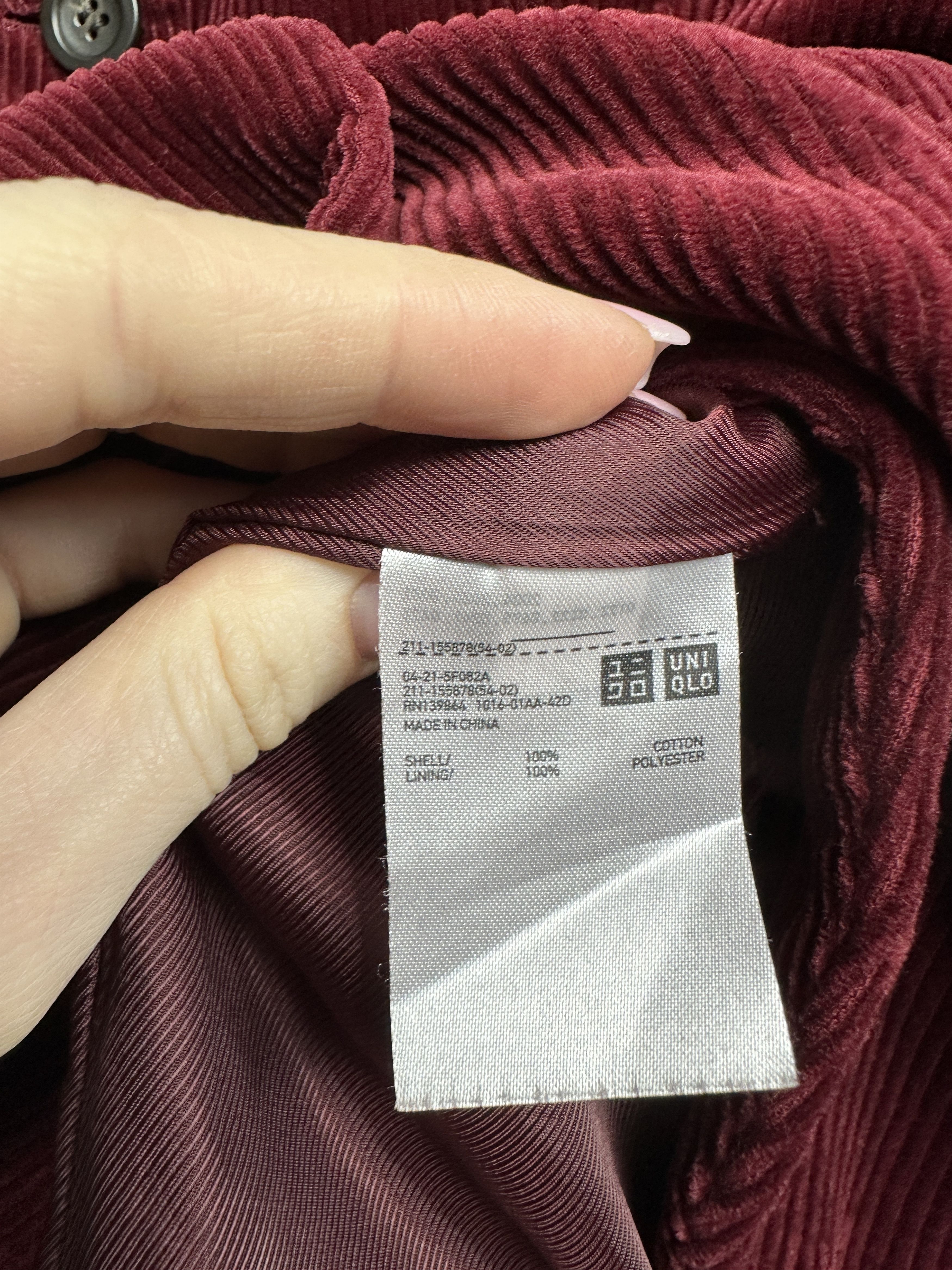 Uniqlo Ines de la Fressange x Uniqlo Womens Corduroy Blazer Jacket Size M / US 6-8 / IT 42-44 - 5 Thumbnail