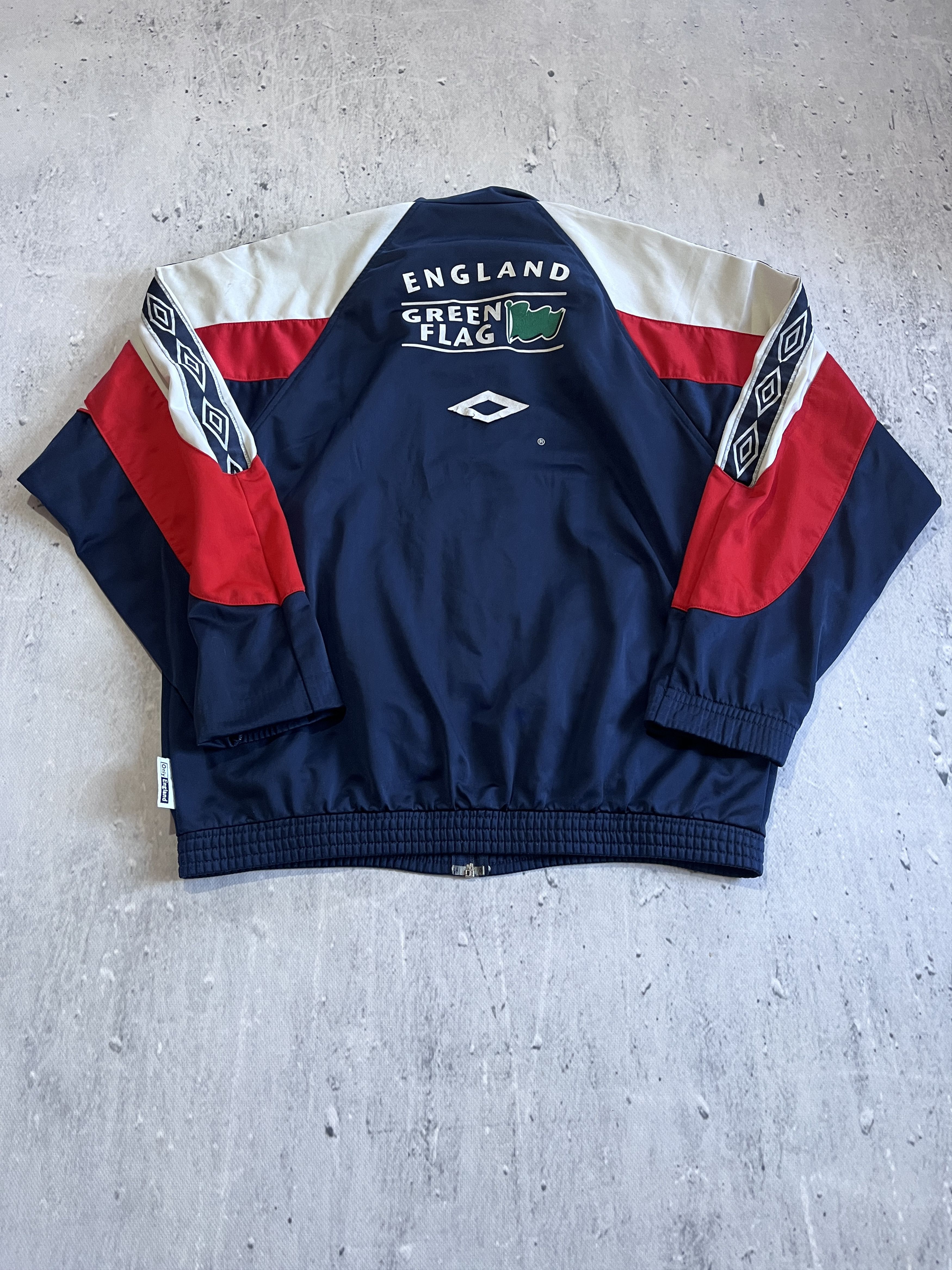 Umbro UMBRO ENGLAND VINTAGE 90S FOOTBALL SOCCER TRACK JACKET Size US S / EU 44-46 / 1 - 2 Thumbnail