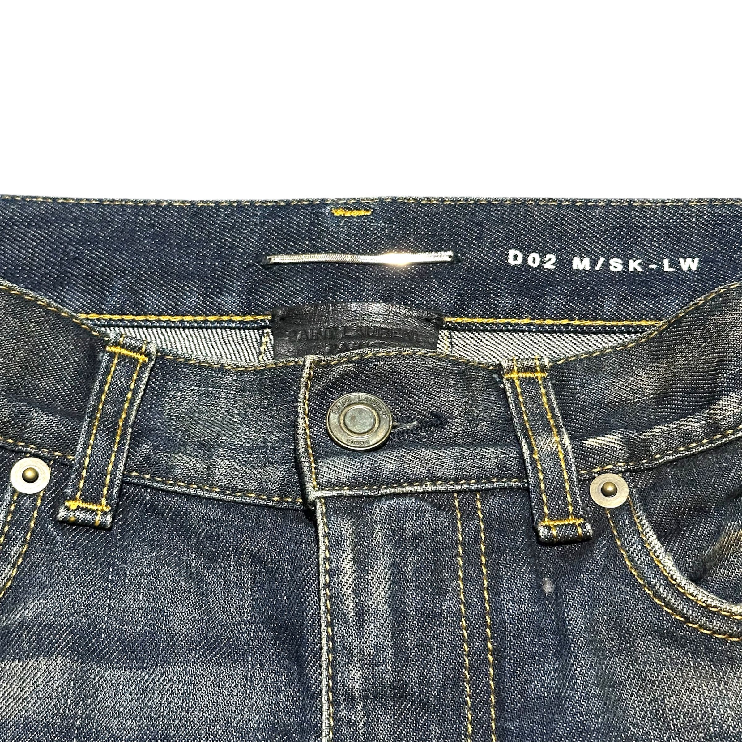 Hedi Slimane × Saint Laurent Paris Saint Laurent Denim Pants Size US 28 / EU 44 - 5 Thumbnail