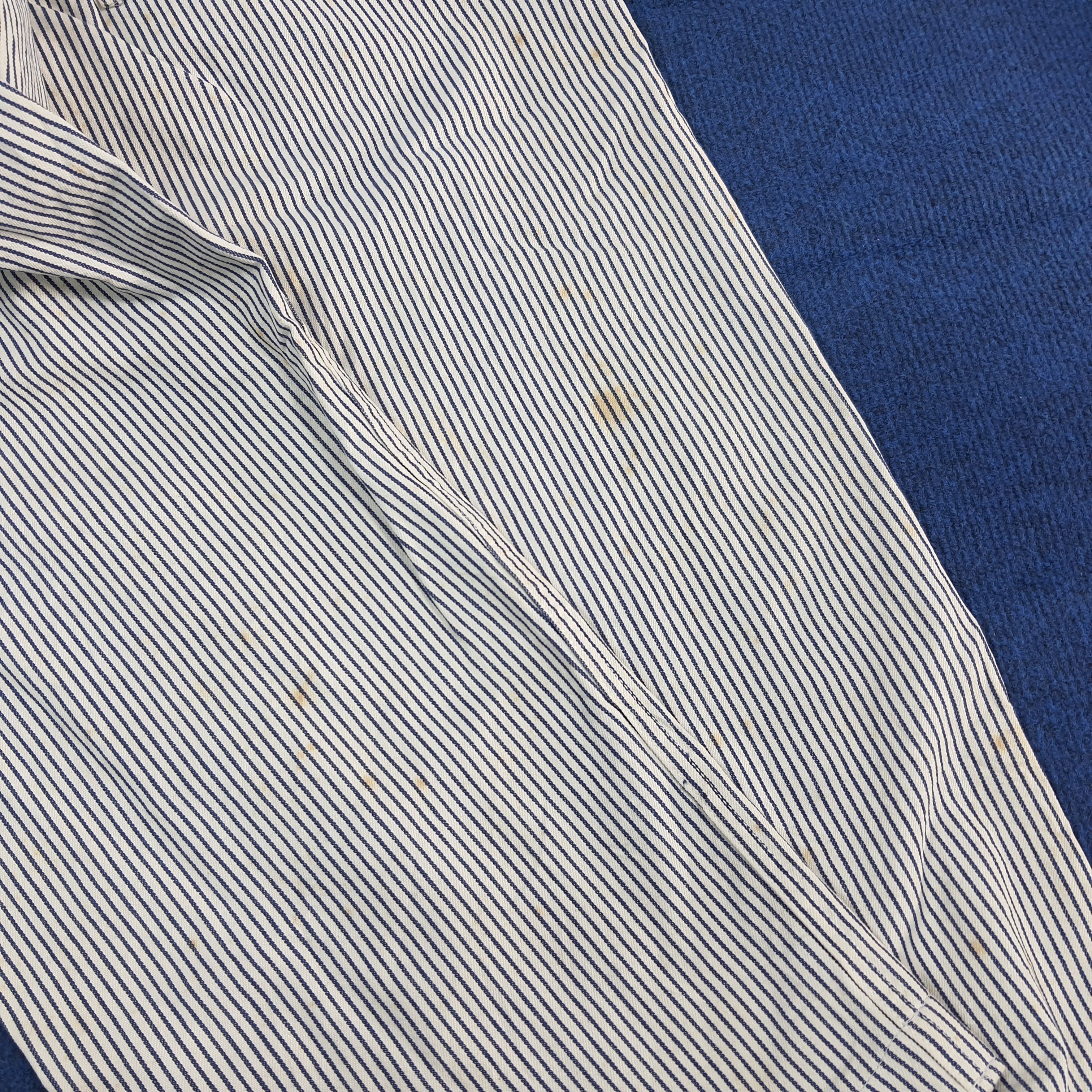Japanese Brand PAPAS Hickory Stripe Custom Hysteric Coverall C302N19 Size US M / EU 48-50 / 2 - 15 Thumbnail
