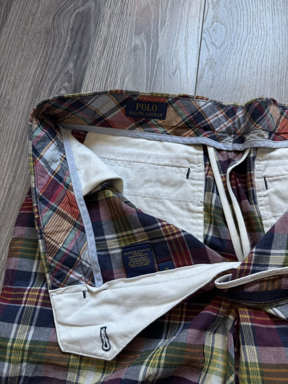 Polo Ralph Lauren Polo Ralph Lauren plaid checkered Madras Shorts 34 Size US 34 / EU 50 - 3 Thumbnail