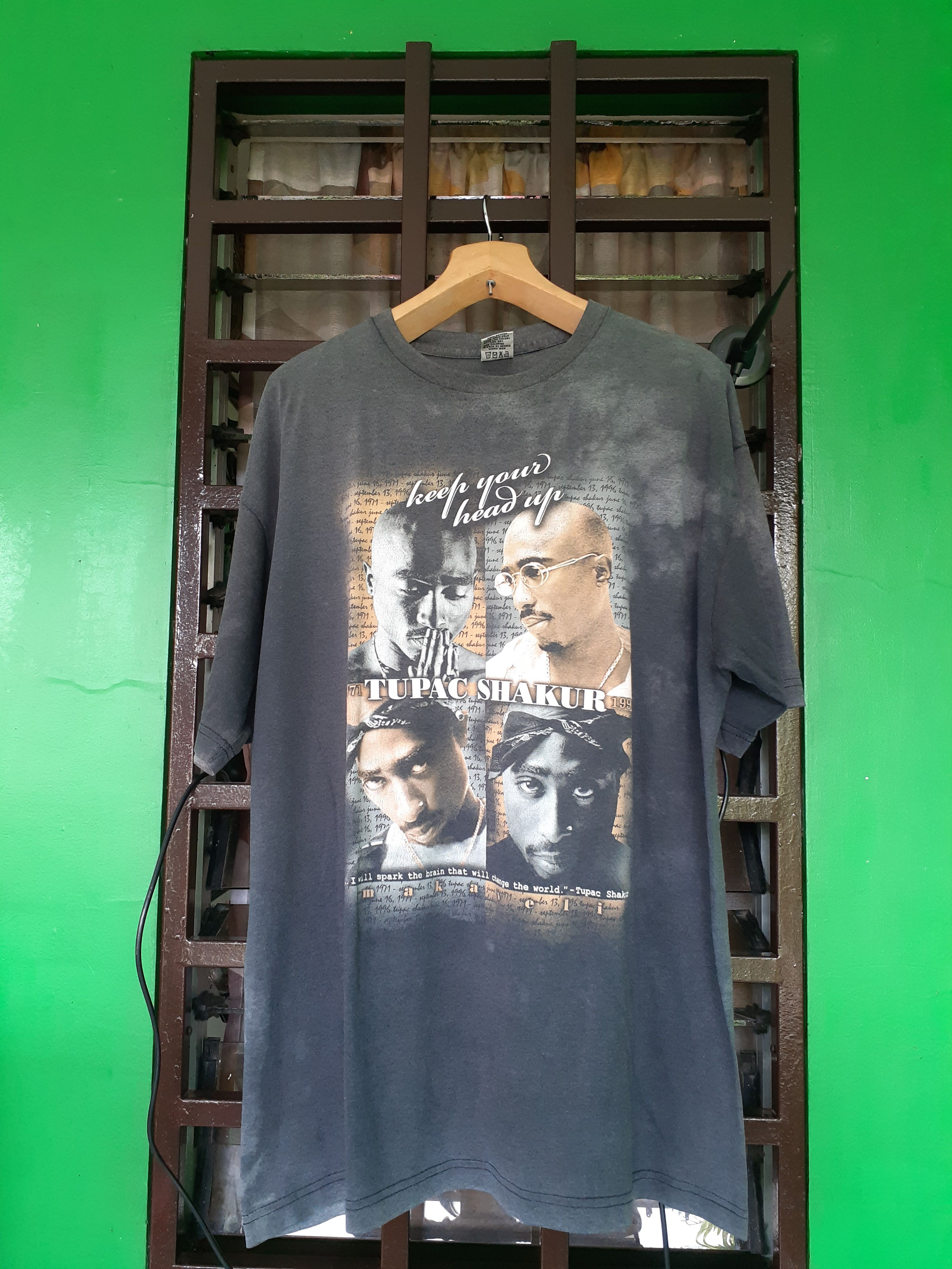 90's Vision RockWear Tupac Keep your head up Tee