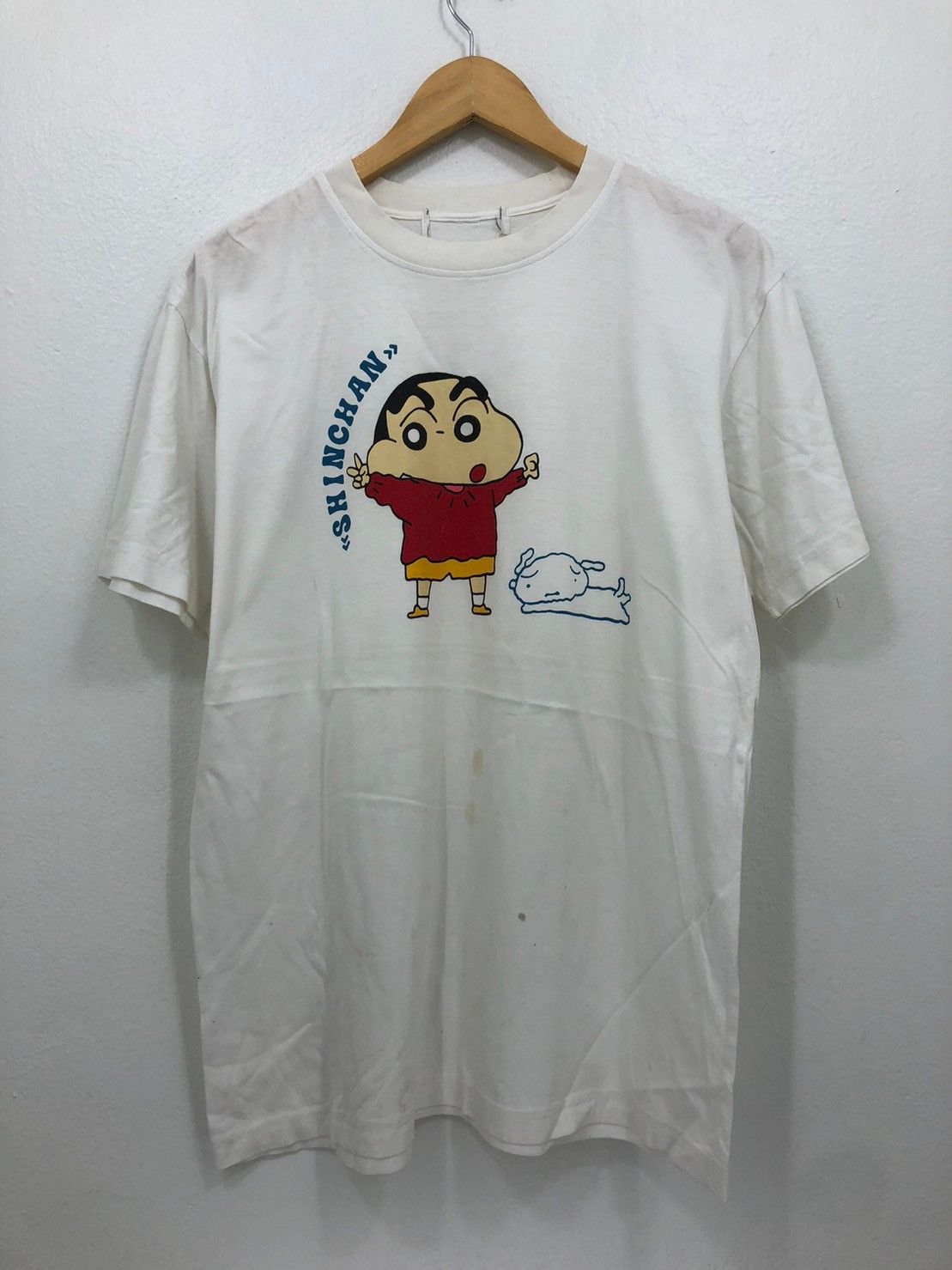 Anime × Vintage Vintage Shin Chan Japanese Comedy Manga shirt BN Size US L / EU 52-54 / 3 - 1 Thumbnail