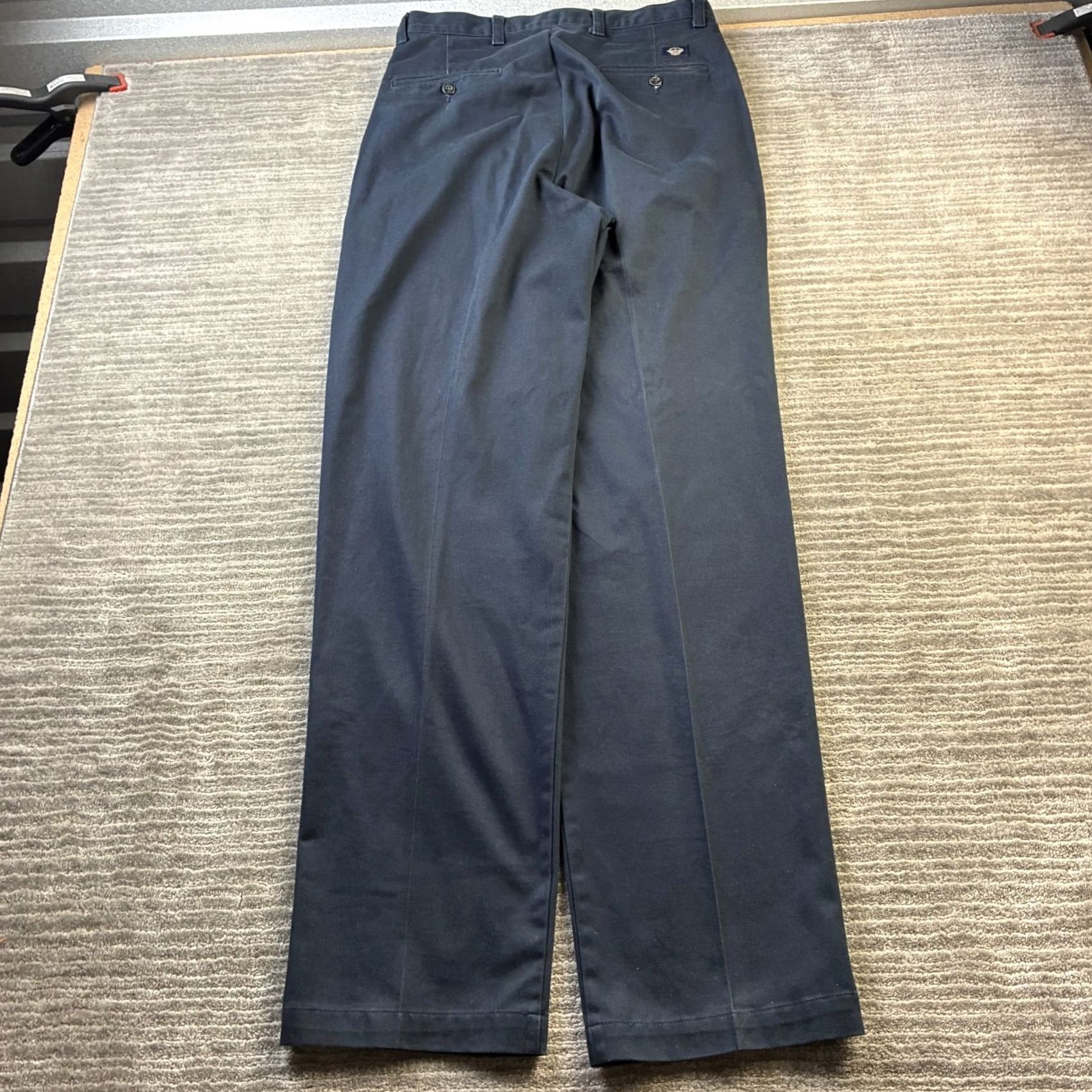 Dockers VINTAGE Dockers Pants Mens 31x34 Blue Trousers Double Pleated 2003 Size US 31 - 2 Thumbnail