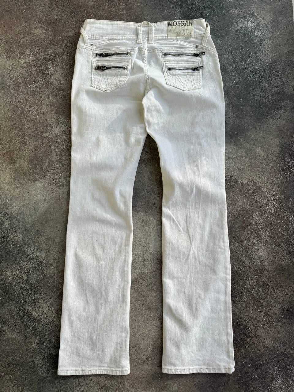 Morgan De Toi Y2K Morgan de Toi Vintage Double Zip Details Low Rise Jeans Size 30" / US 8 / IT 44 - 2 Thumbnail