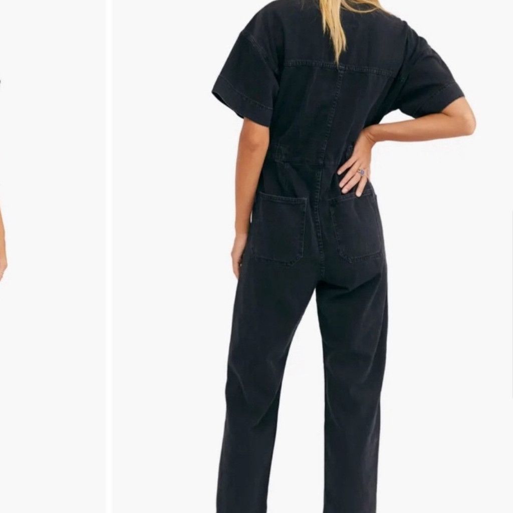 Free People We the Free Marci Denim Jumpsuit XS Size XS / US 0-2 / IT 36-38 - 5 Thumbnail