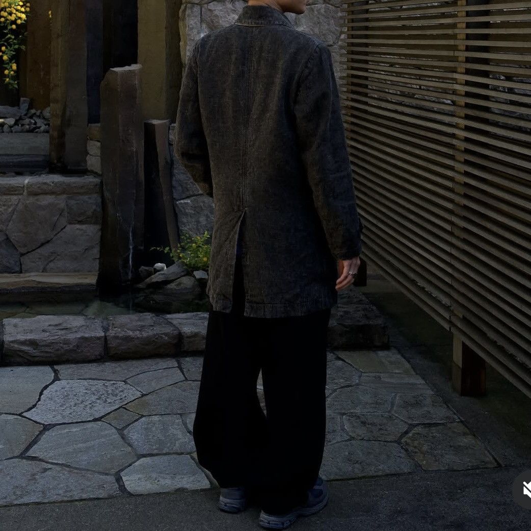 C.P. Company AW06 Tinto Terra Linen Herringbone Mac Coat mud earth dye Size US S / EU 44-46 / 1 - 14 Thumbnail